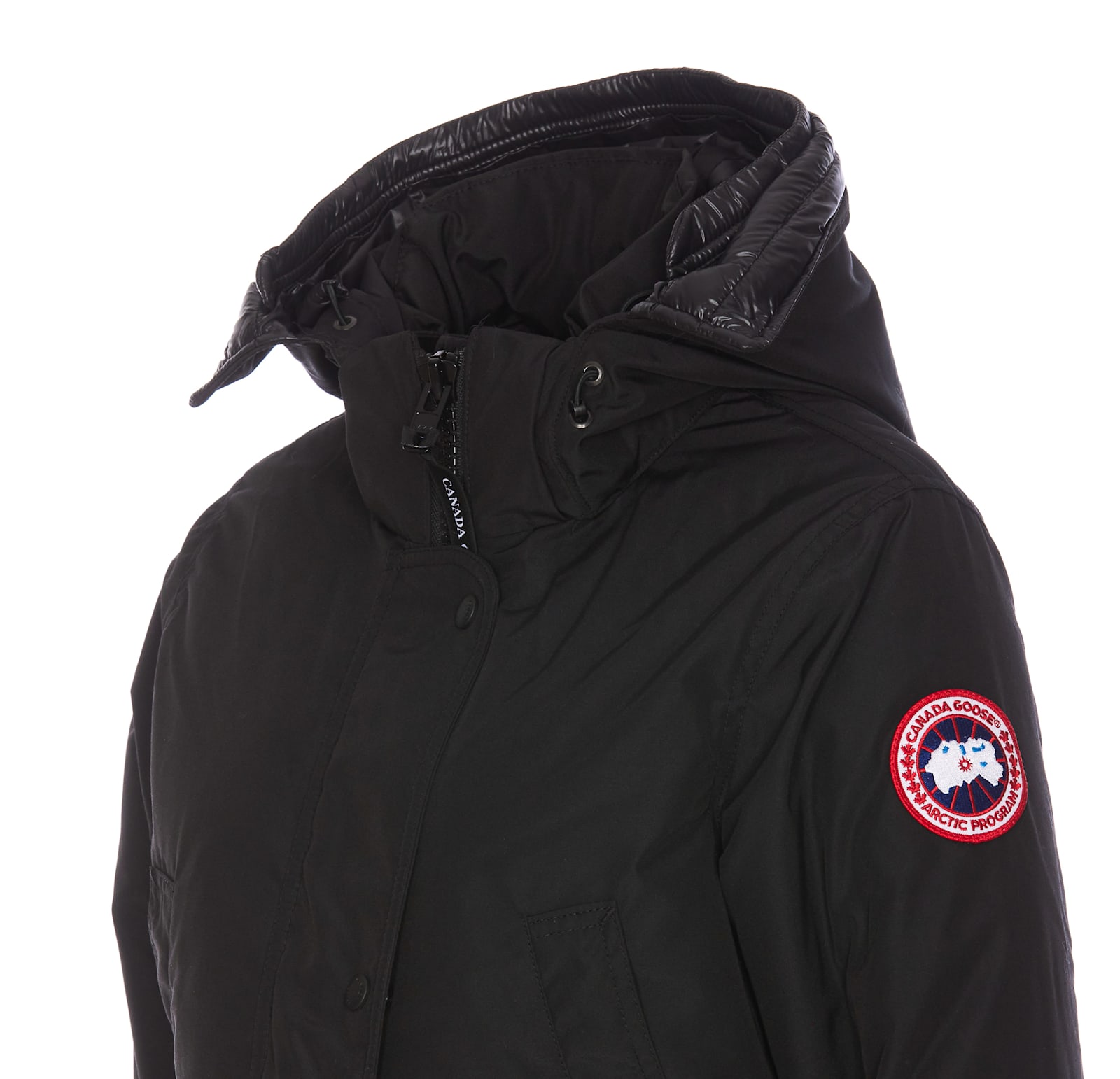 Shop Canada Goose Trillium Parka In Black