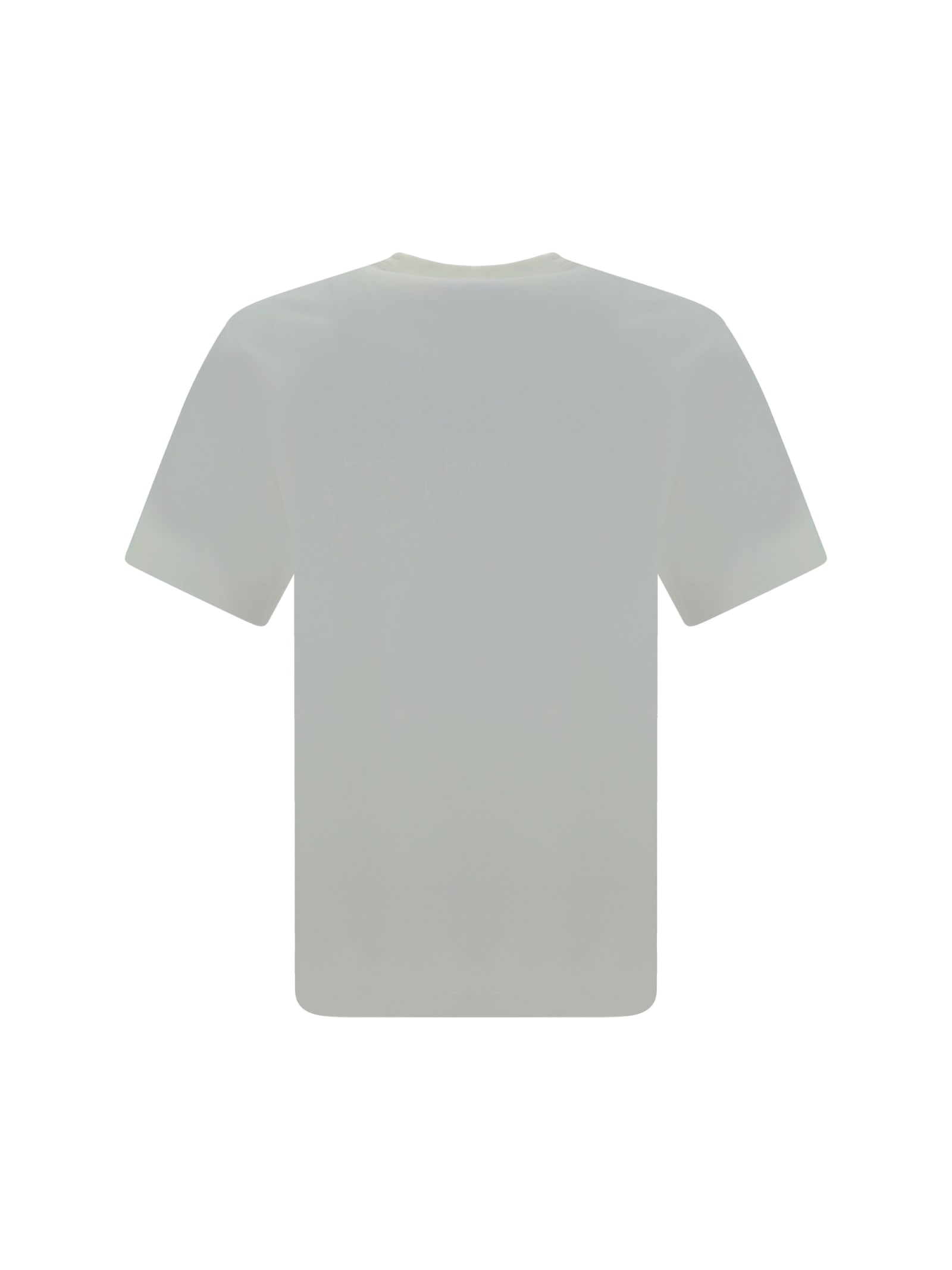 Shop Burberry T-shirt In Gesso