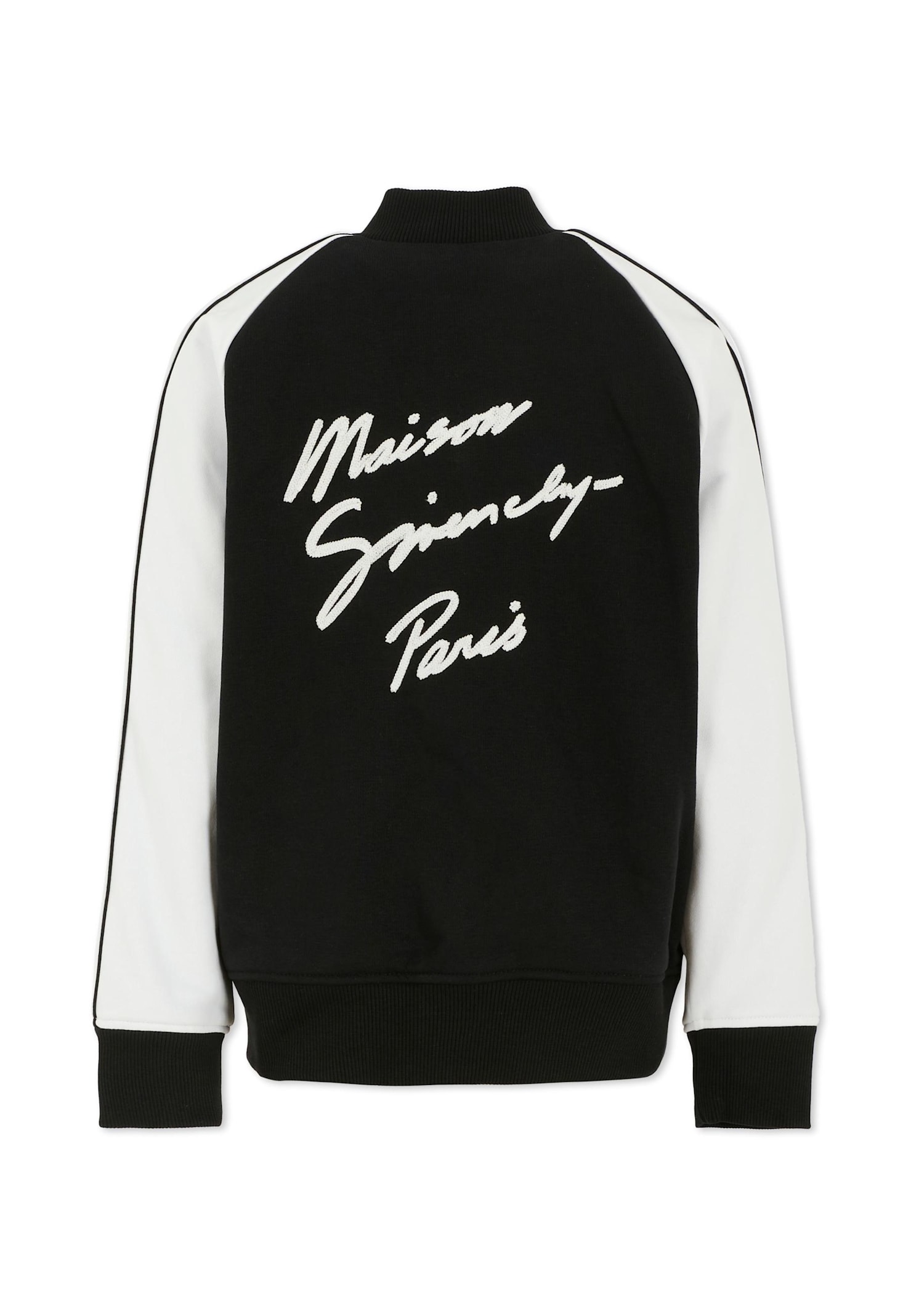 Givenchy Black Bomber Jacket For Boy With Logo In Black
