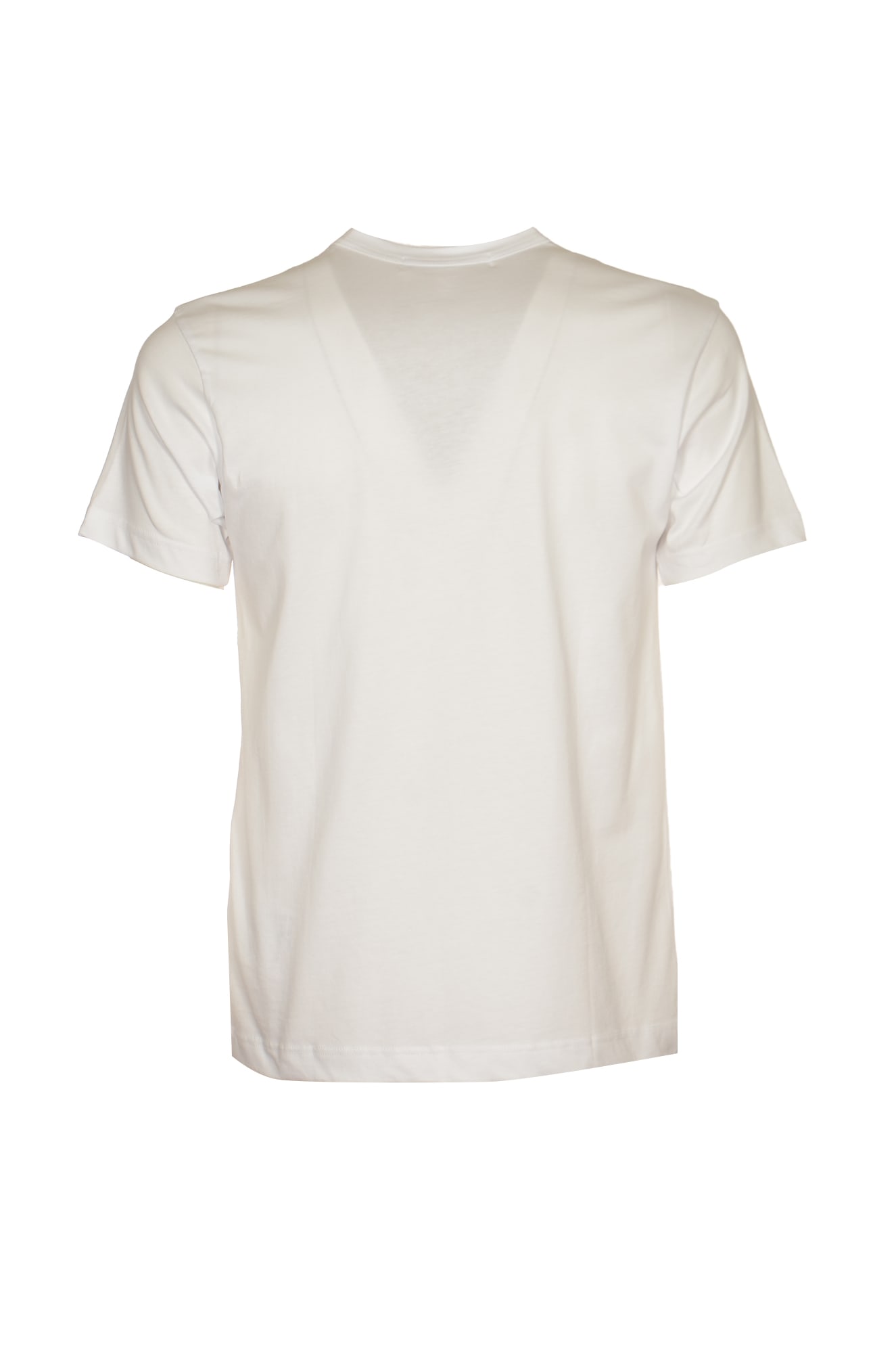 Shop Comme Des Garçons Graphic Print Regular T-shirt In White