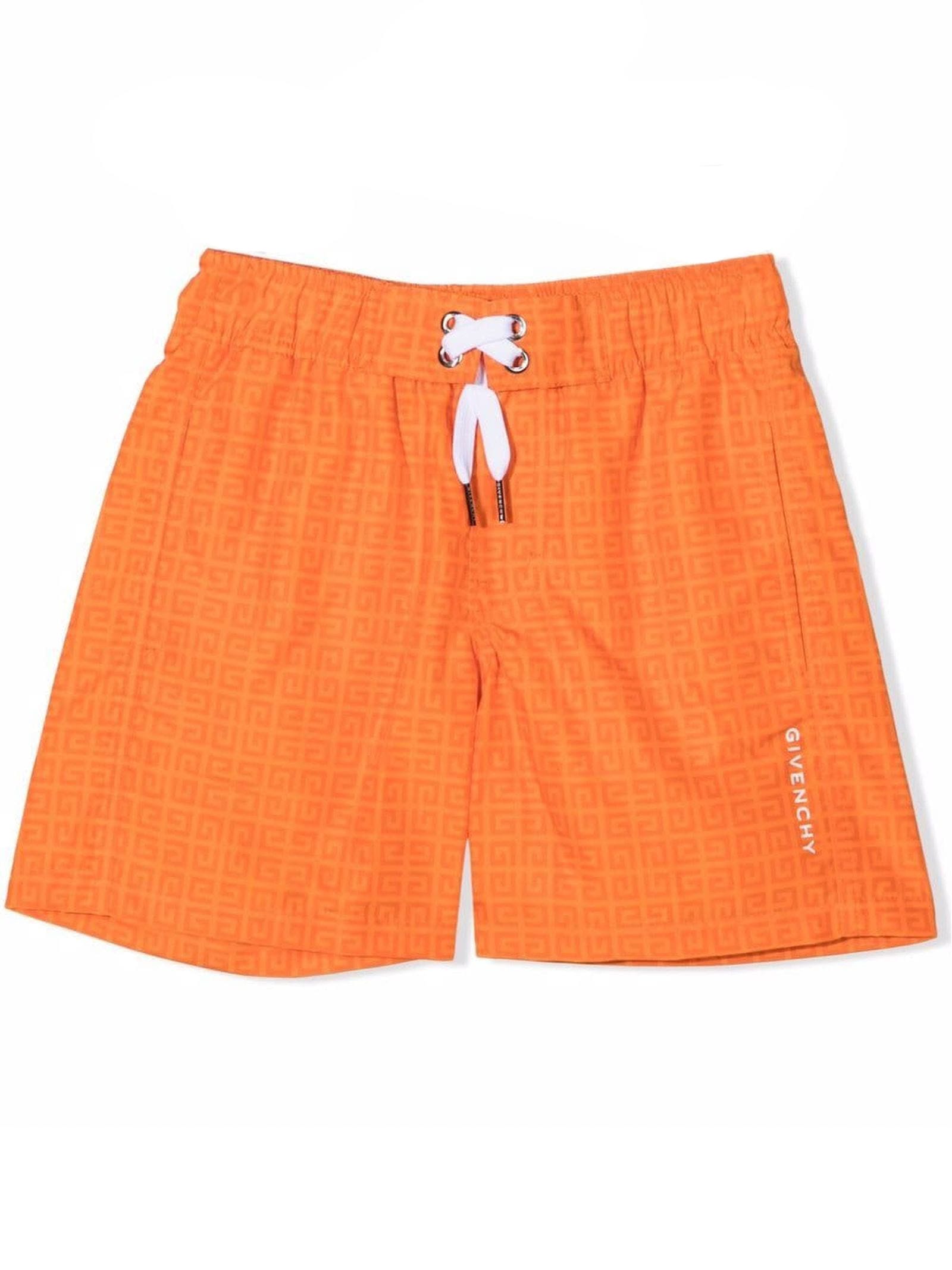 Givenchy Orange Polyester Swimsuit