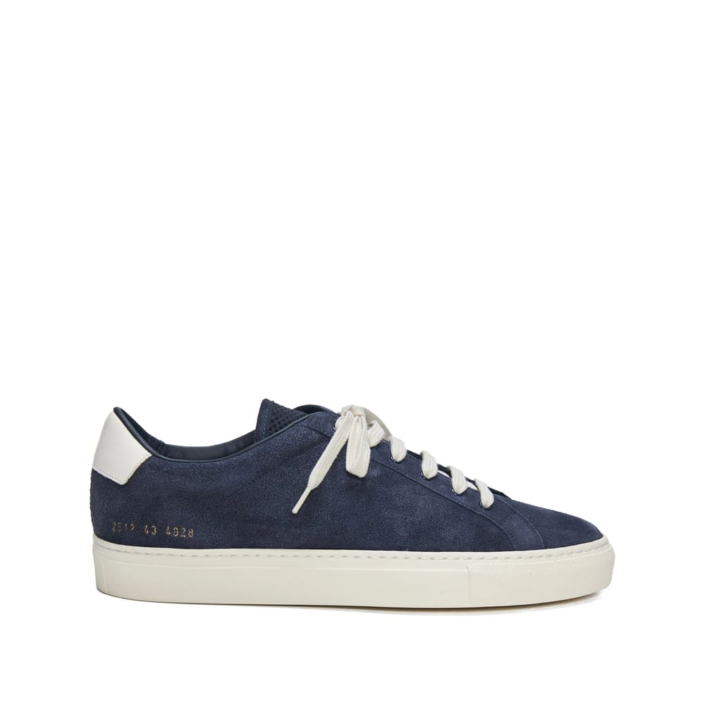 Common Projects Round-toe Low-top Casual Shoes In Blue