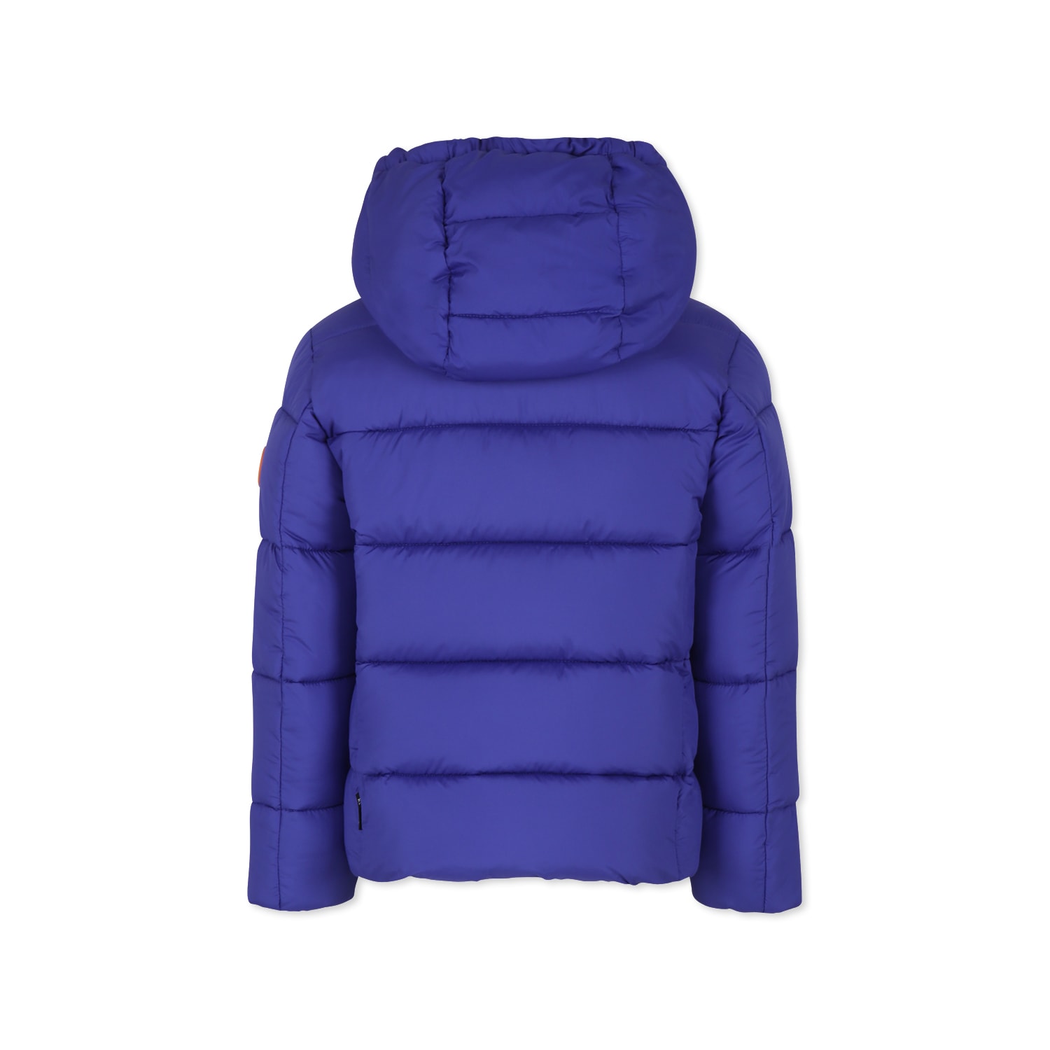 Save The Duck Blue Down Jacket For Boy In Blue