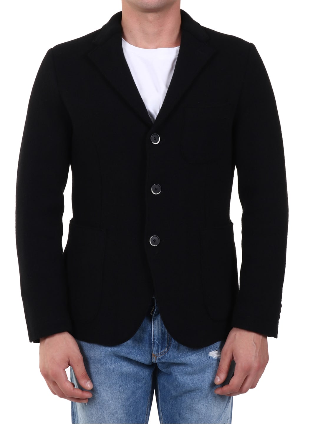 Barena Wool Jacket Black