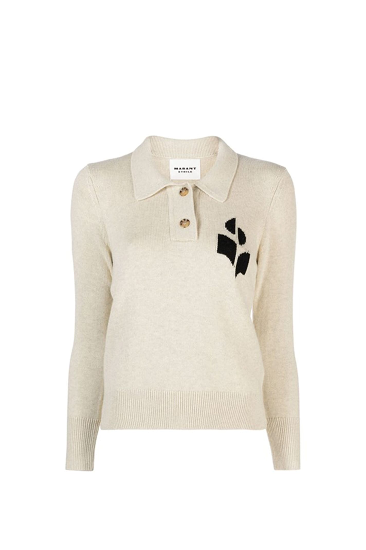 Isabel Marant Étoile Womens Isabel Marant Etoile Nola Intarsia Cotton-blend Knitted Jumper In Grey