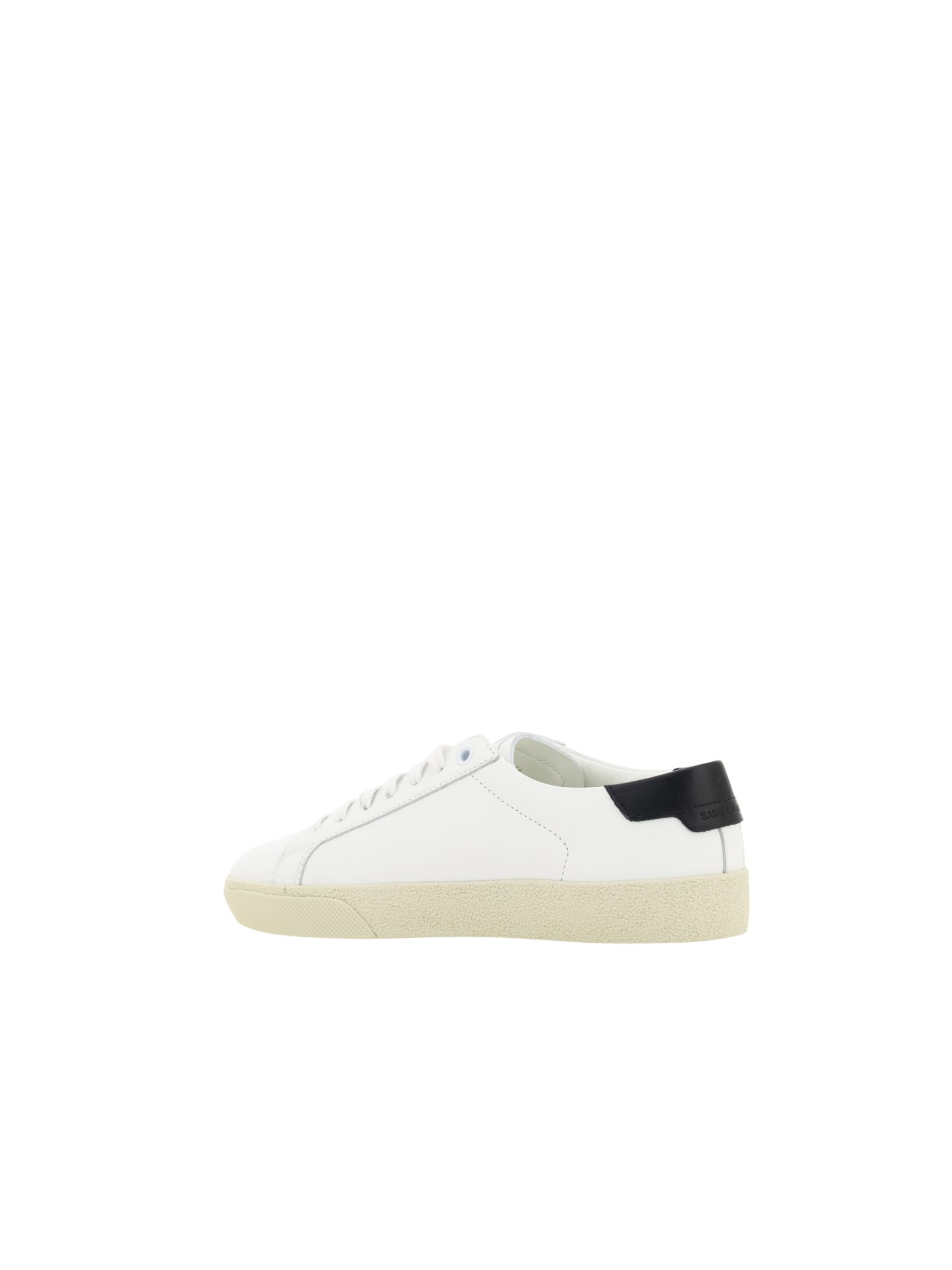 Shop Saint Laurent Sneakers In Blanc Optique/nero