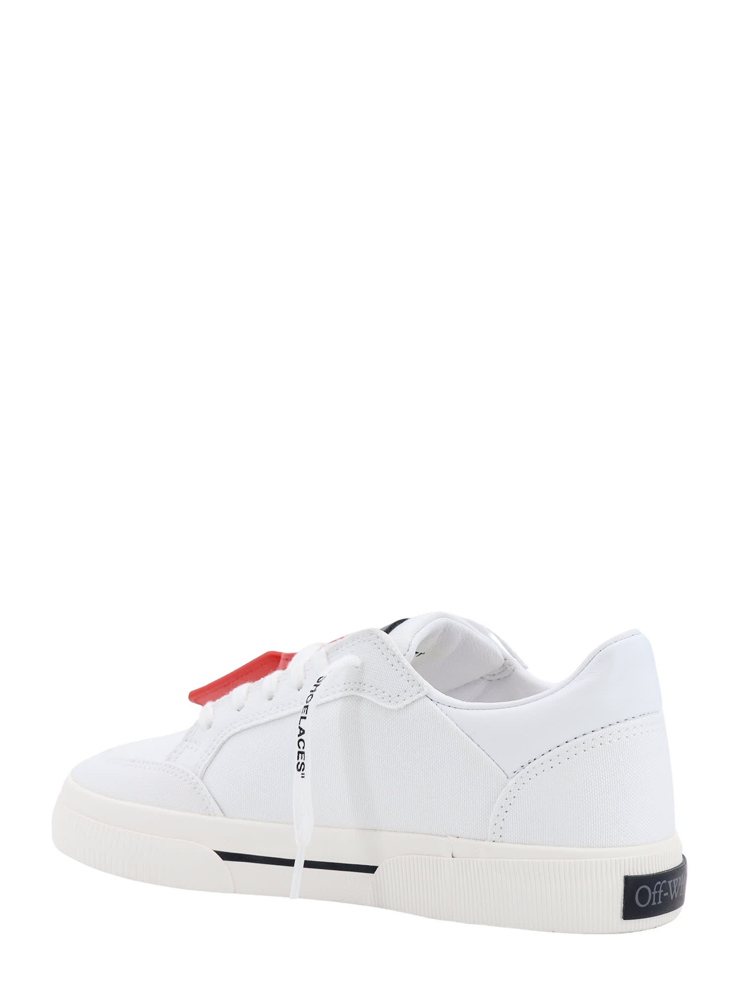 Shop Off-white New Low Vulcanized Sneakers In Bianco