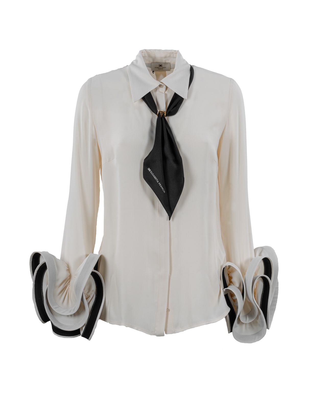 Shop Elisabetta Franchi Shirts In Burro