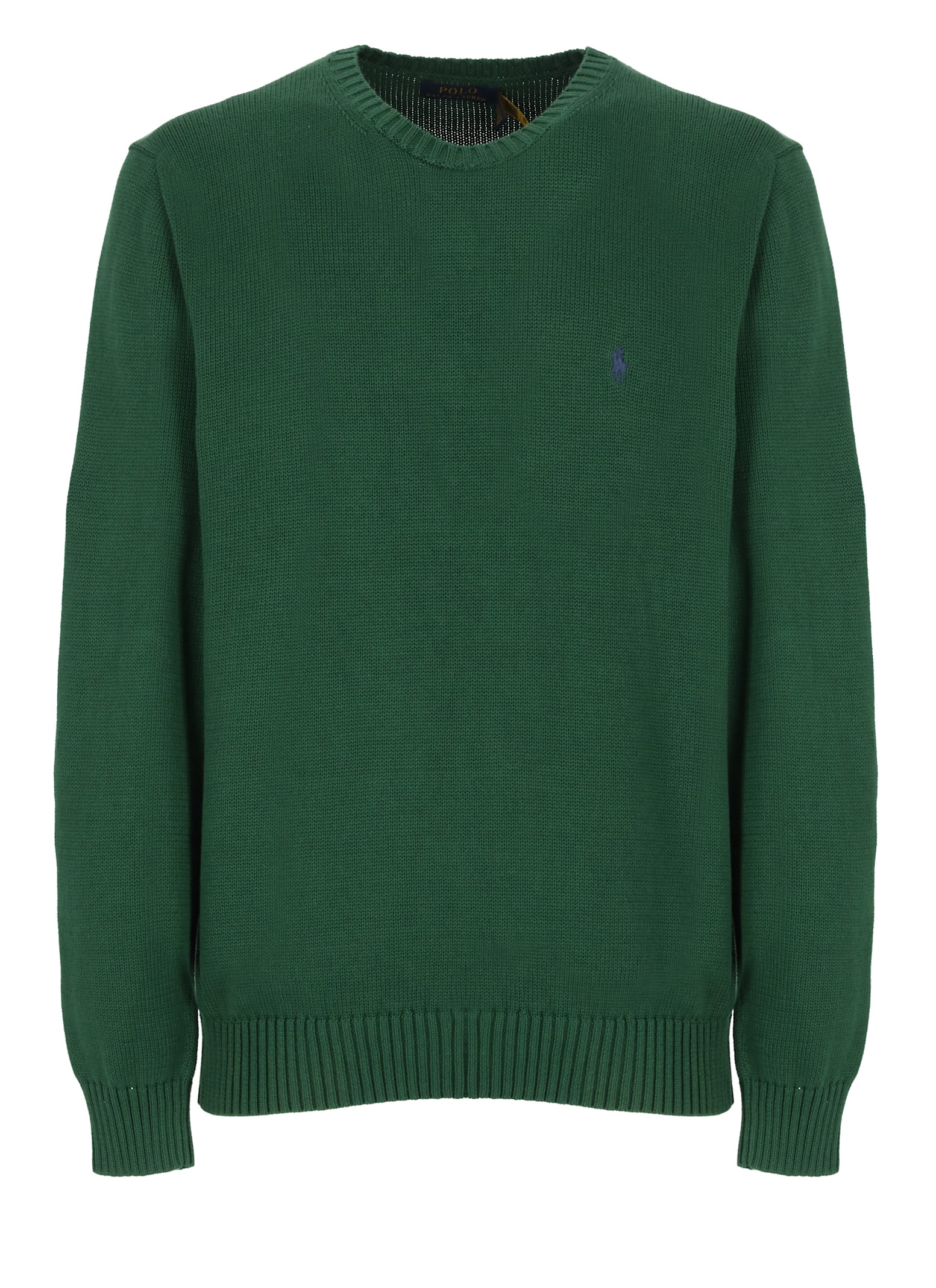 Ralph Lauren Pony Sweater In Green