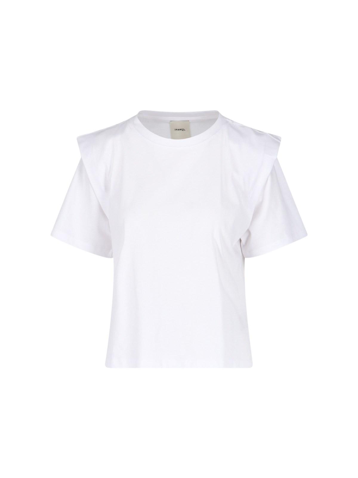 Shop Isabel Marant Zelitos T-shirt In White