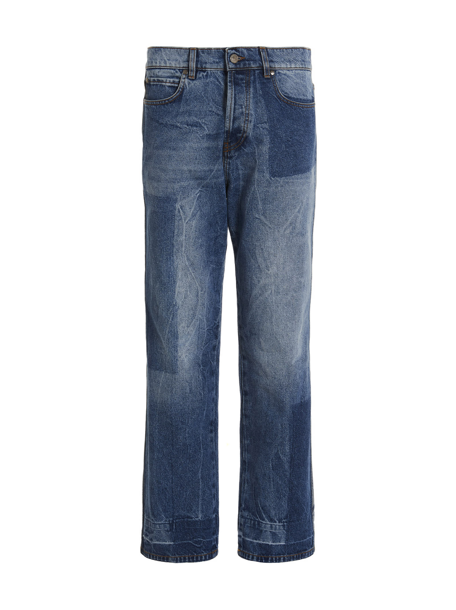 Shop Msgm Riserva Jeans In Blue