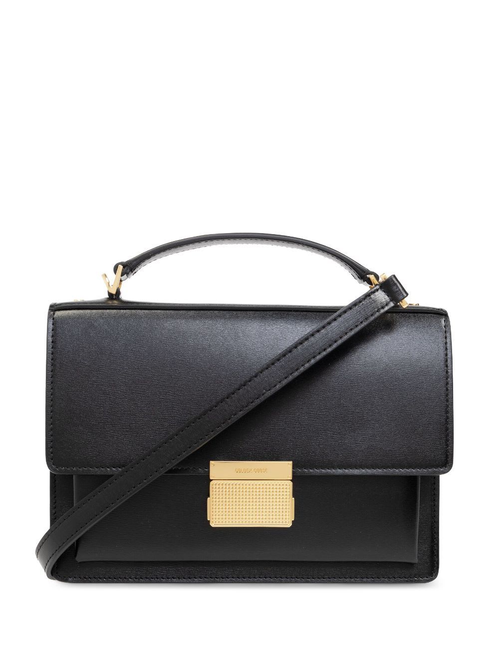 Venezia Bag In Black Palmellata Leather