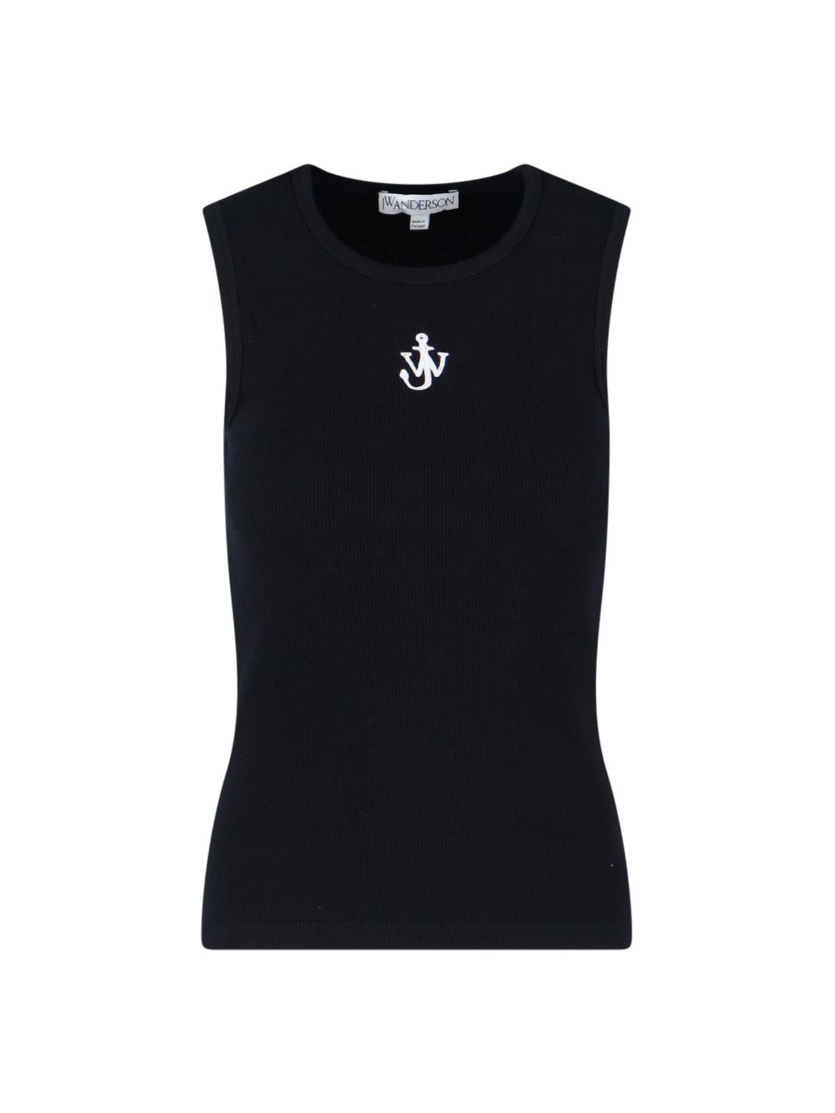 Jw Anderson Tank Top Anchor In Black