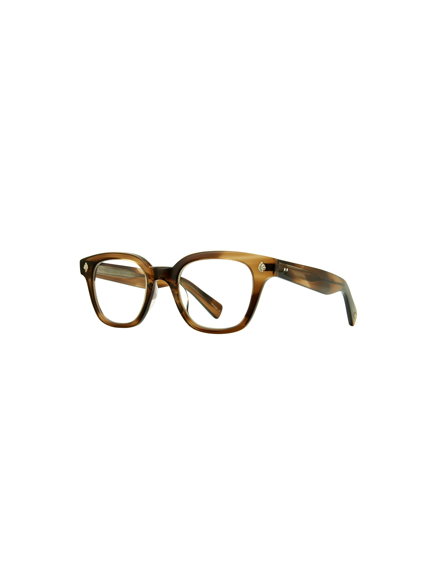 Garrett Leight 1084/46 Naples Eyewear In Kht Khaki Tortoise