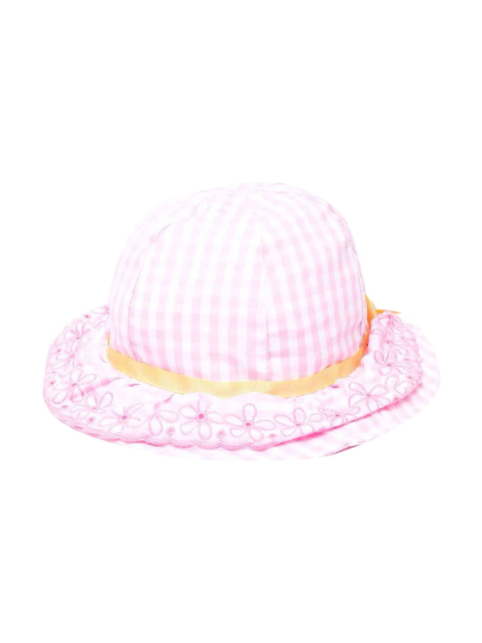 Monnalisa Pink Hat Baby Girl