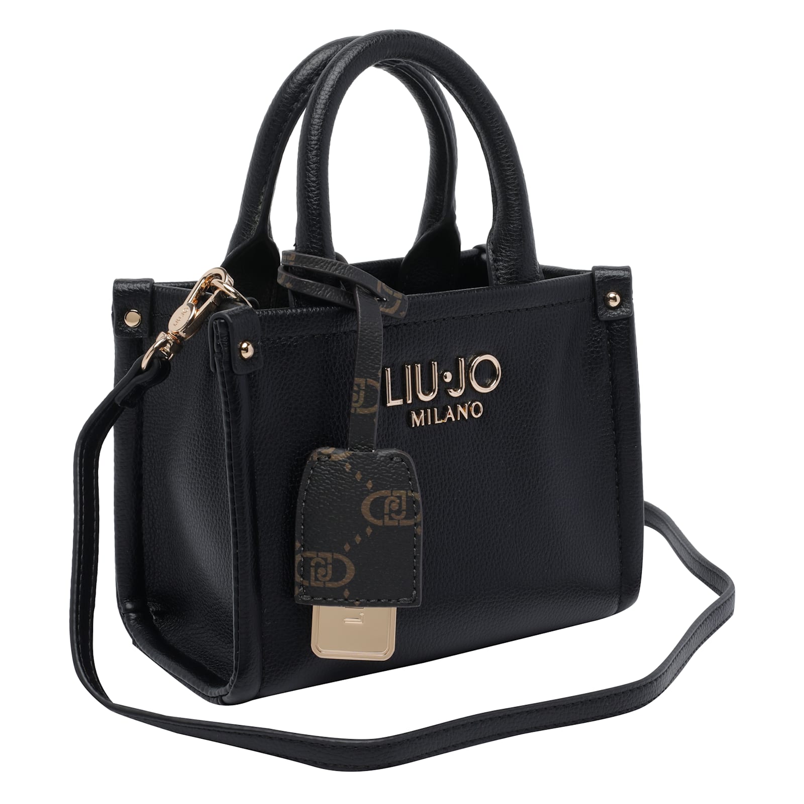 Liu •jo Versatile Handbag Adjustable Strap In Black