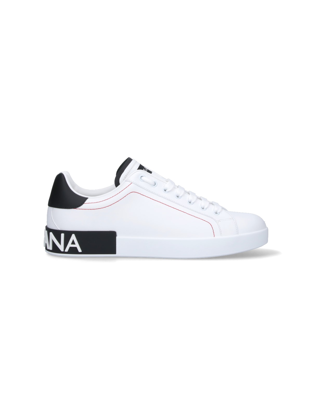 Shop Dolce & Gabbana Portofino Sneakers In White