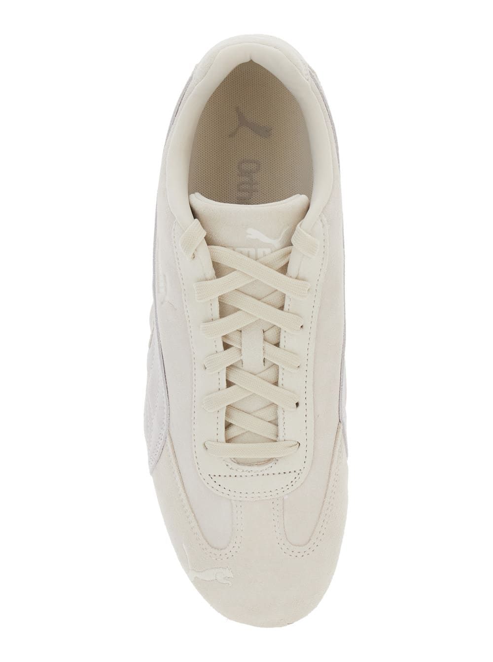 Puma 'speedcat Og' White Low Top Sneakers With Logo Lettering On The Side And Formstrip Detail On The Sid In White