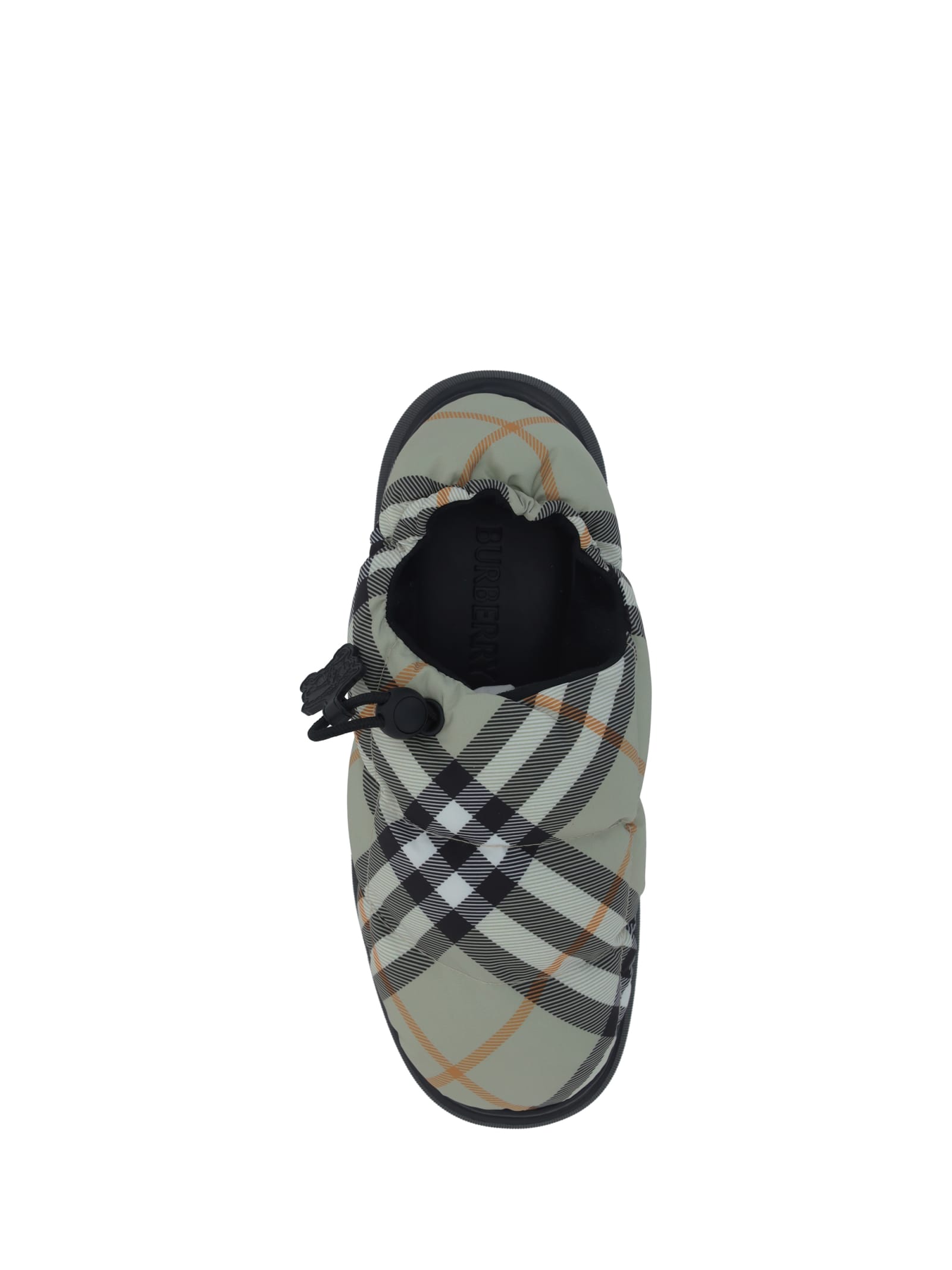 BURBERRY PILLOW LIGHT GREEN POLYAMIDE BLEND SLIPPERS