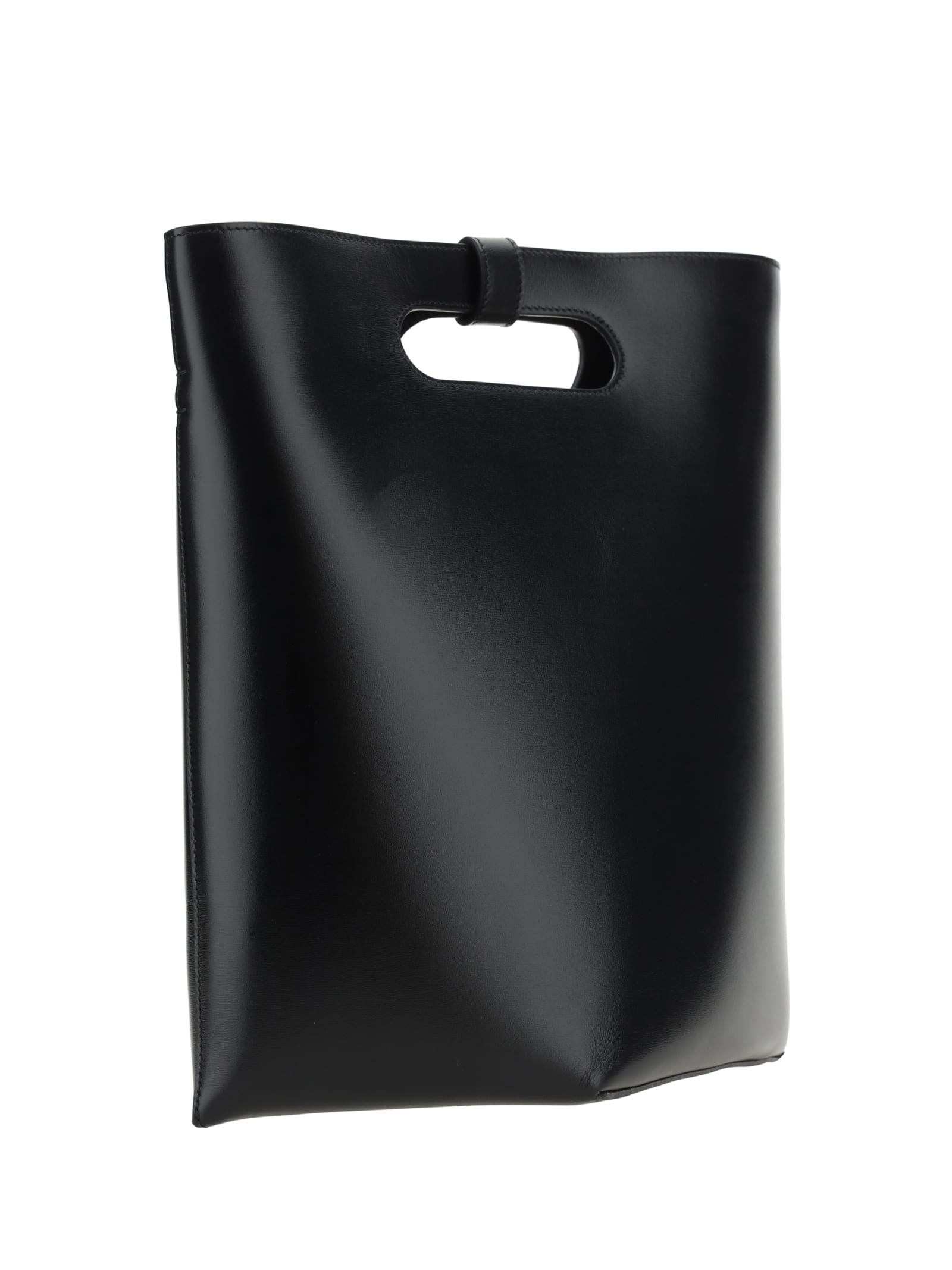 Shop Alaïa Handbag Folded In Noir