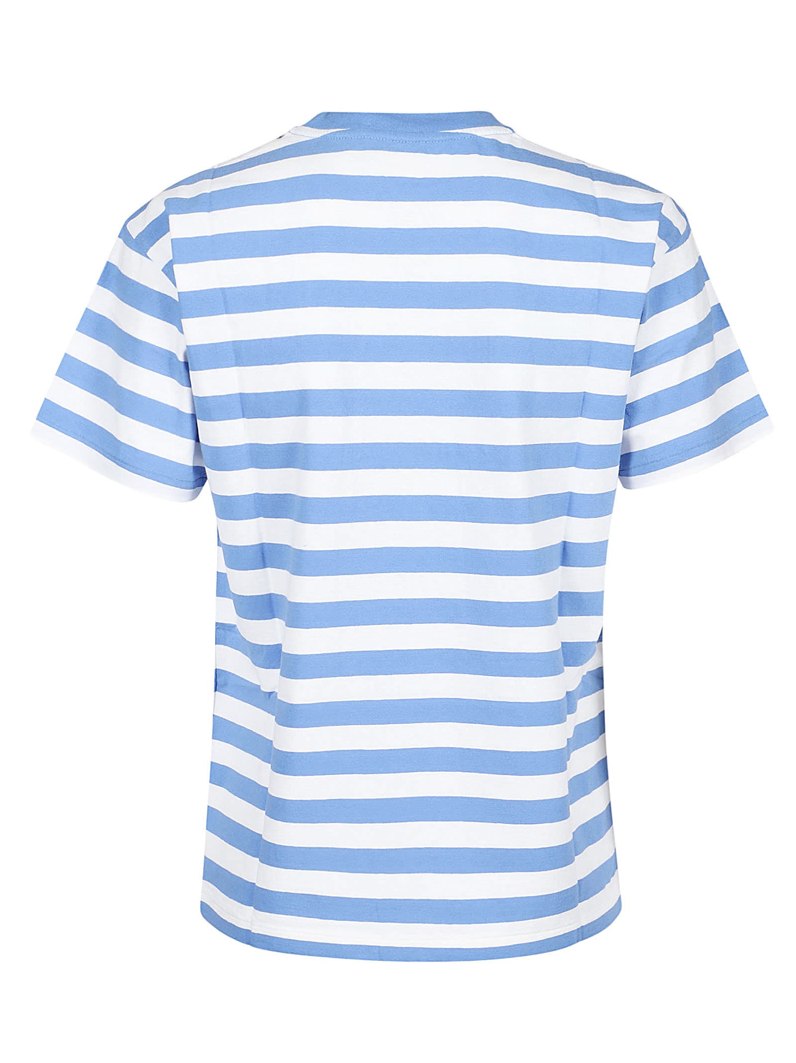 Shop Polo Ralph Lauren Bear Print T-shirt In Resort Blue/white