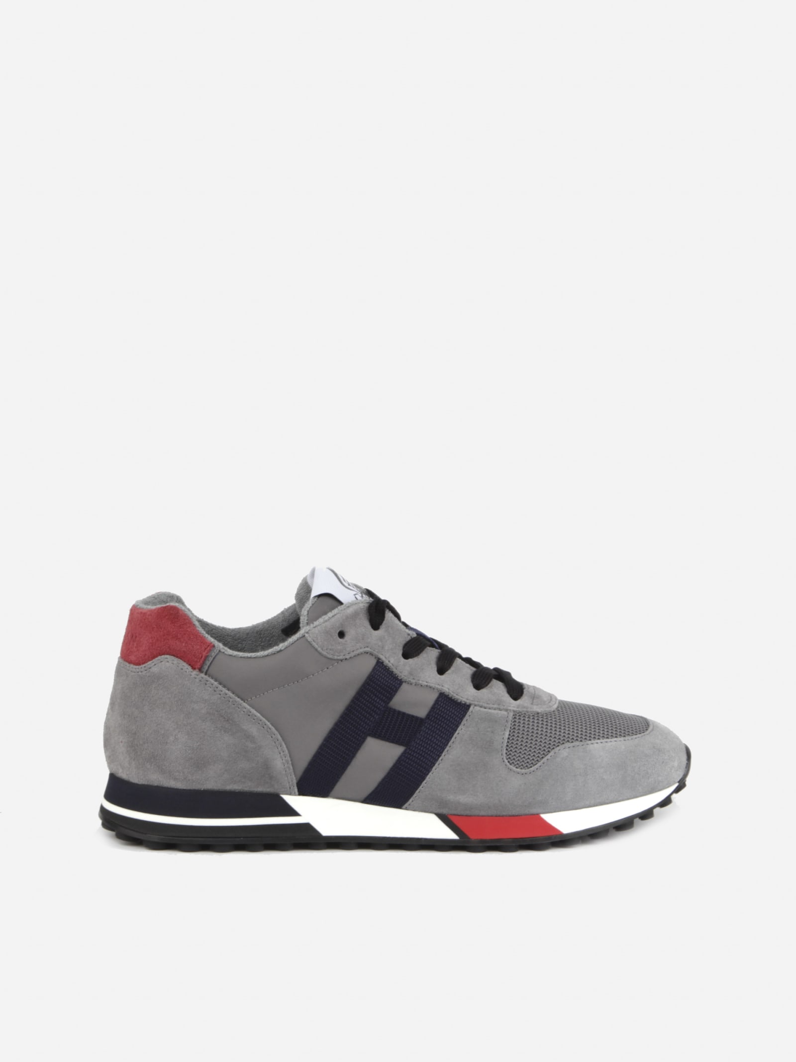 HOGAN H383 SNEAKERS IN SUEDE WITH TECHNICAL FABRIC INSERTS,HXM3830AN51 JHM50CS