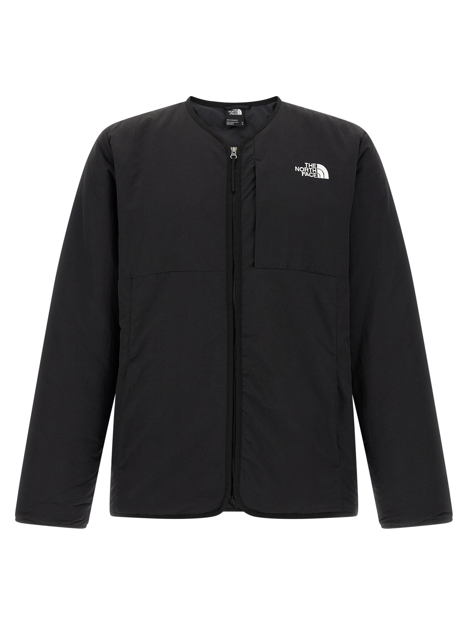 The North Face Lightweight Quilted Long Sleeve Jacket In Black