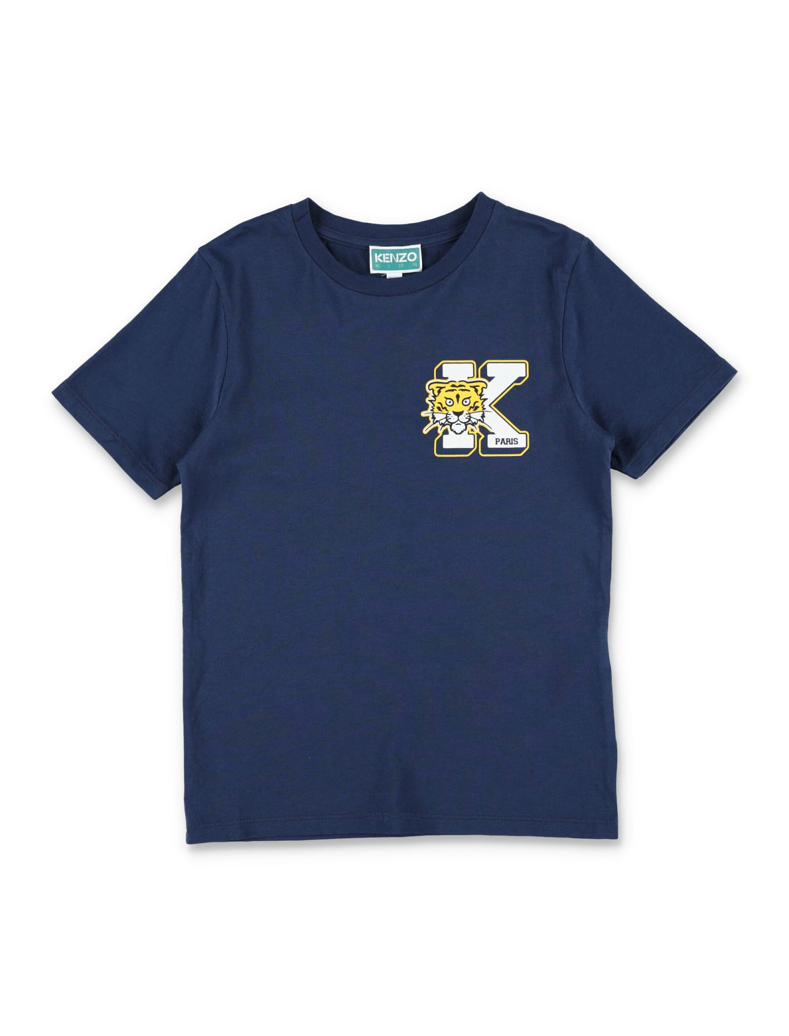 Kenzo Kids' Campus T-shirt In Navy