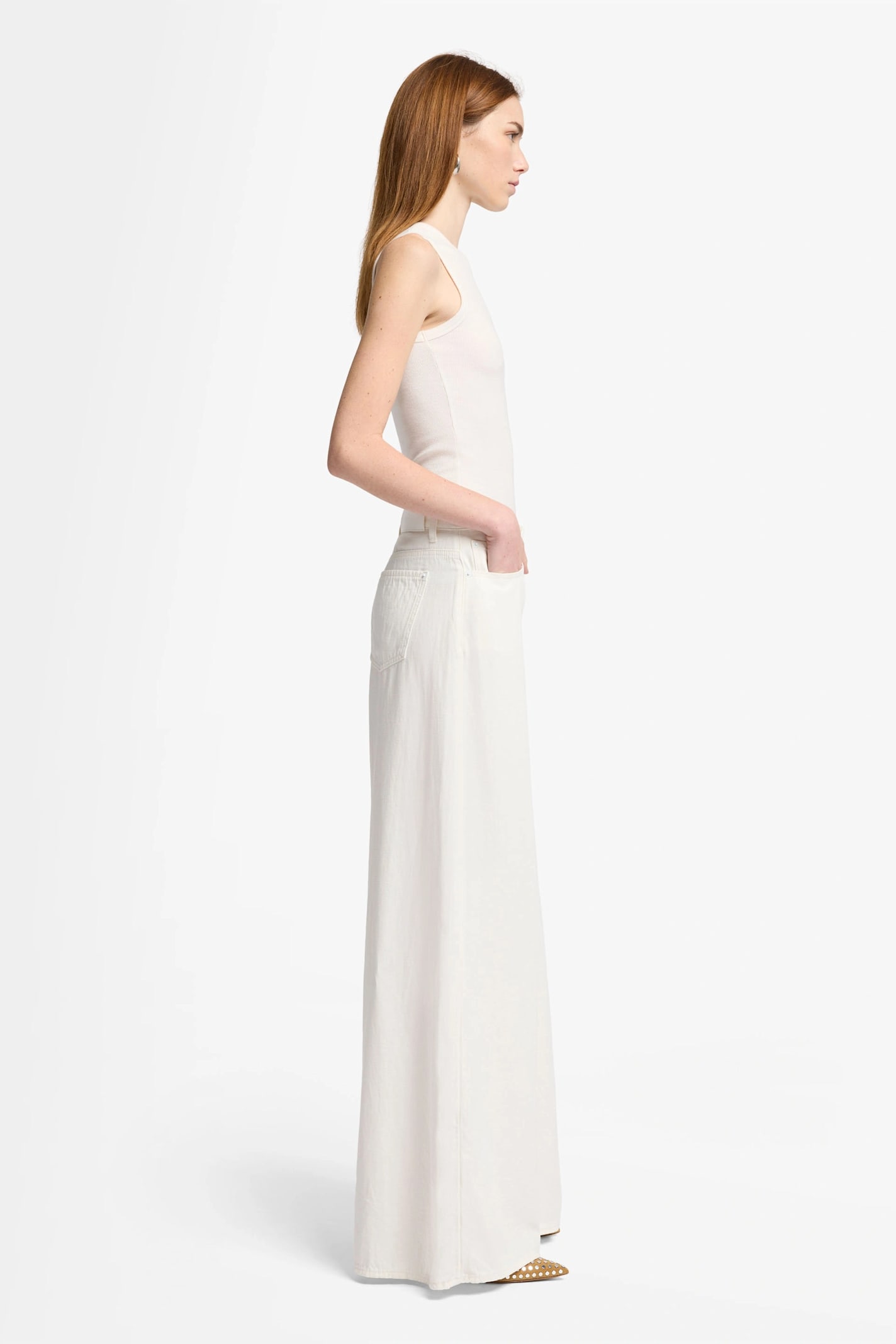 7 FOR ALL MANKIND WILLOW WIDE LINEN OSTUNI