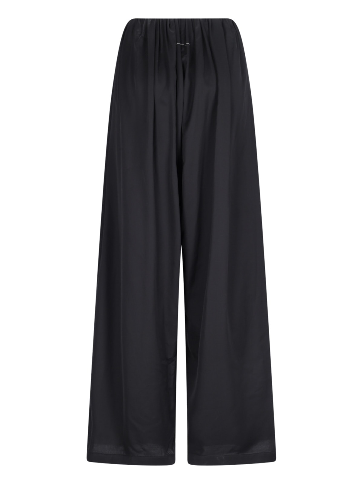 Shop Mm6 Maison Margiela Wide Pants In Black