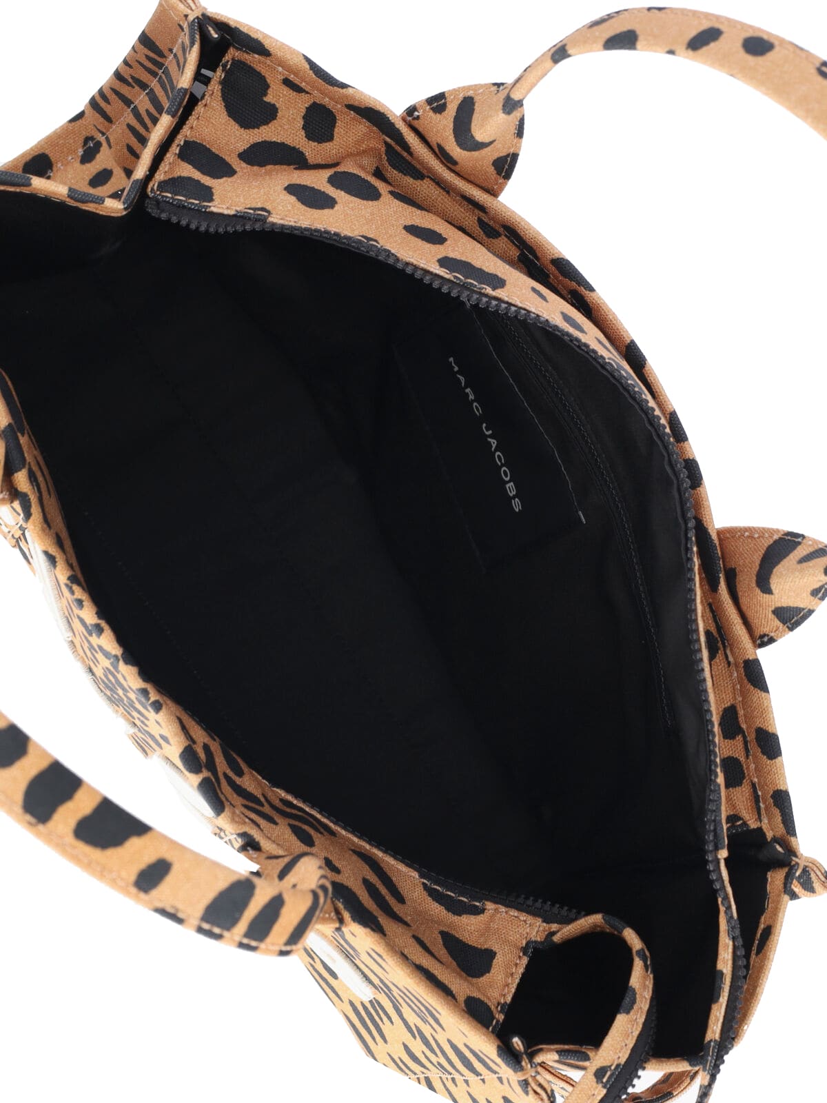 Marc Jacobs Cheetah Large Tote Bag In Black Leo