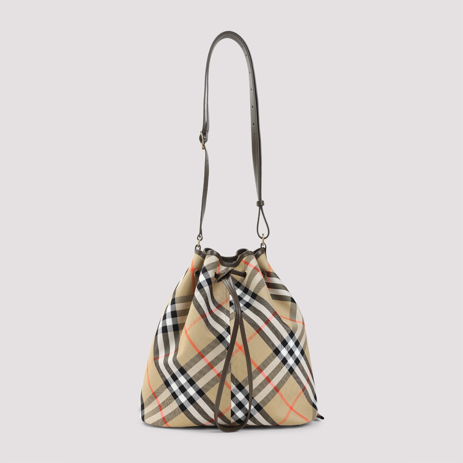 Burberry Medium Drawstring Bucket Shoulder Bag