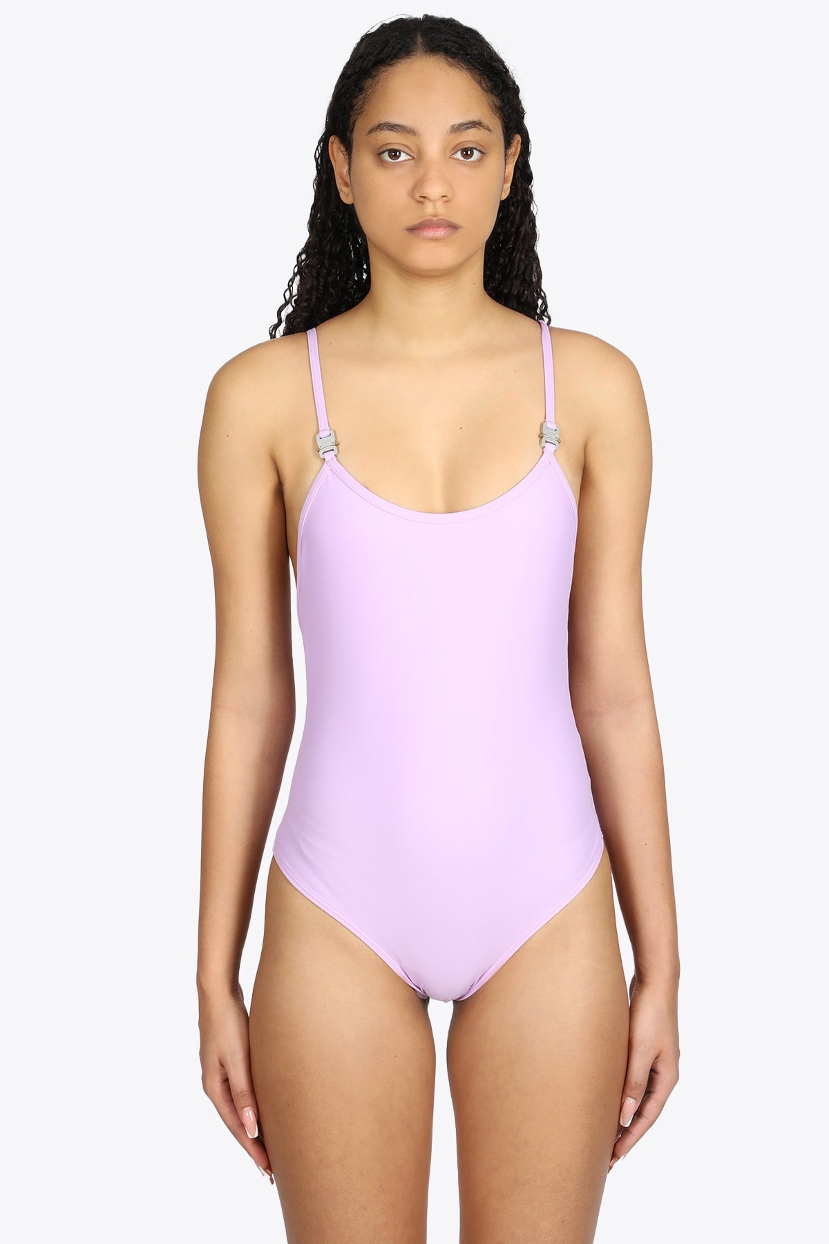 1017 ALYX 9SM Susyn Bathing Suit Lilac lycra bathing suit with buckles - Susyn