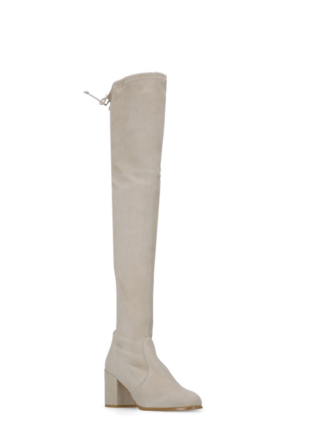 Shop Stuart Weitzman Tieland Boots In Beige