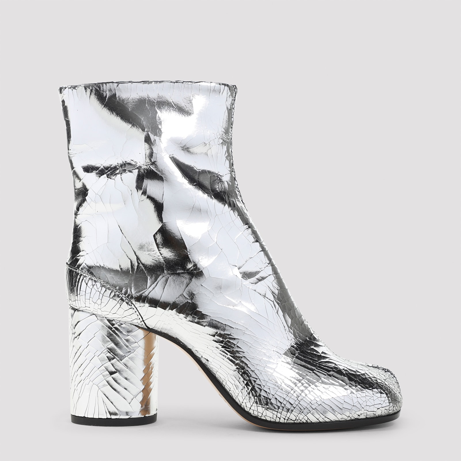 Maison Margiela Tabi Boot In Metallic
