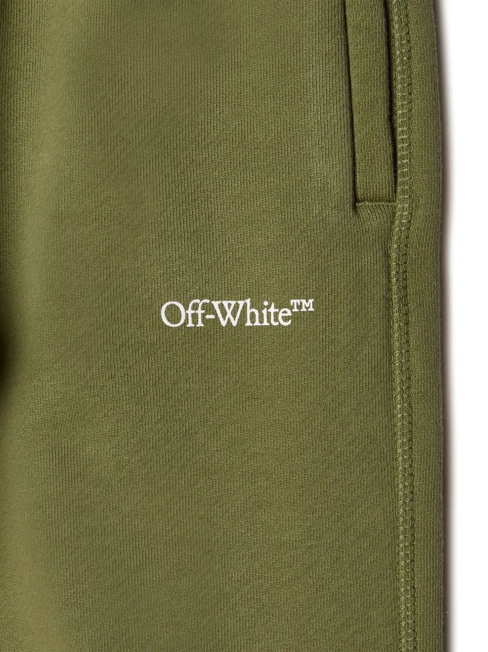 Shop Off-white Off White Trousers Green