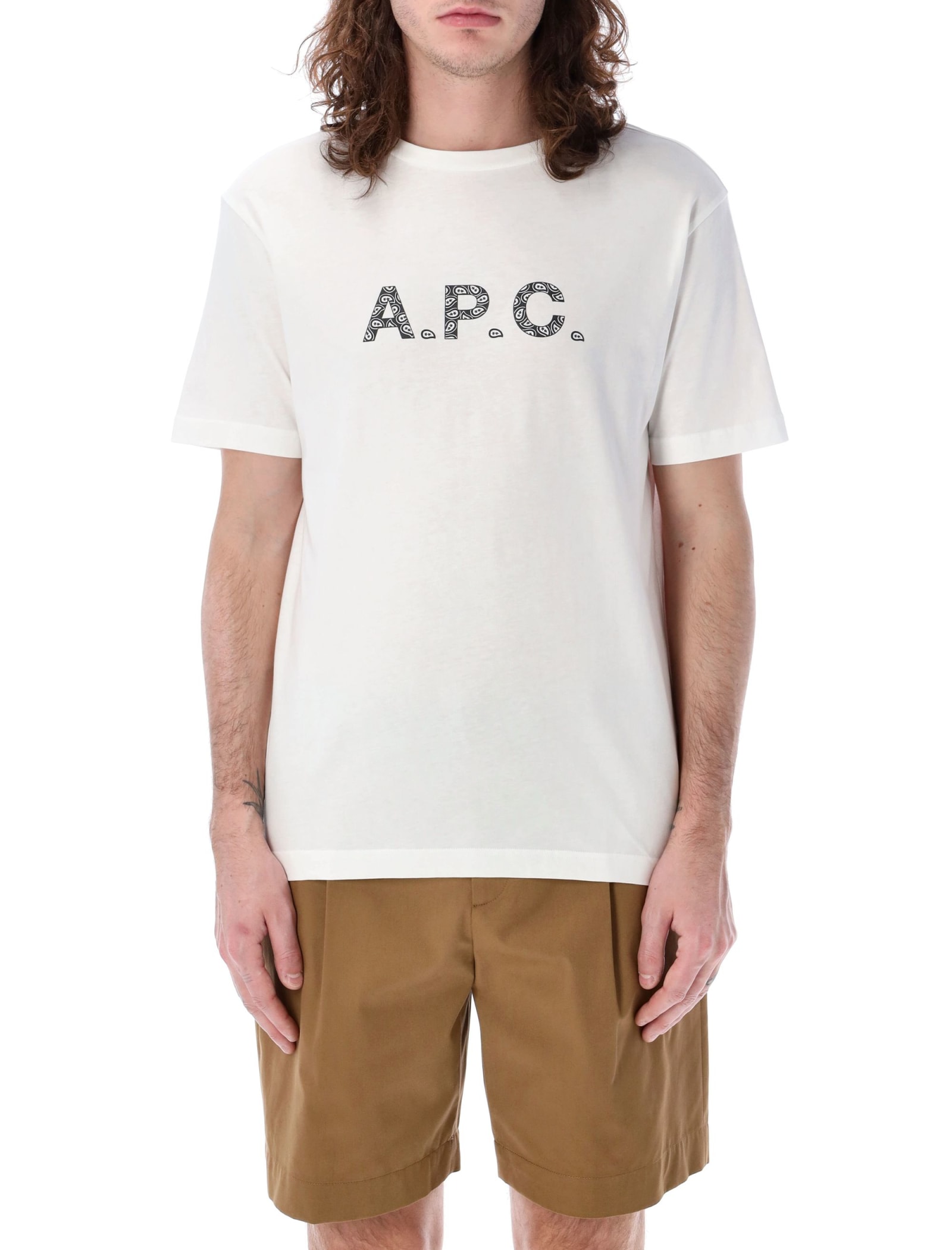 Shop Apc James T-shirt In White Black