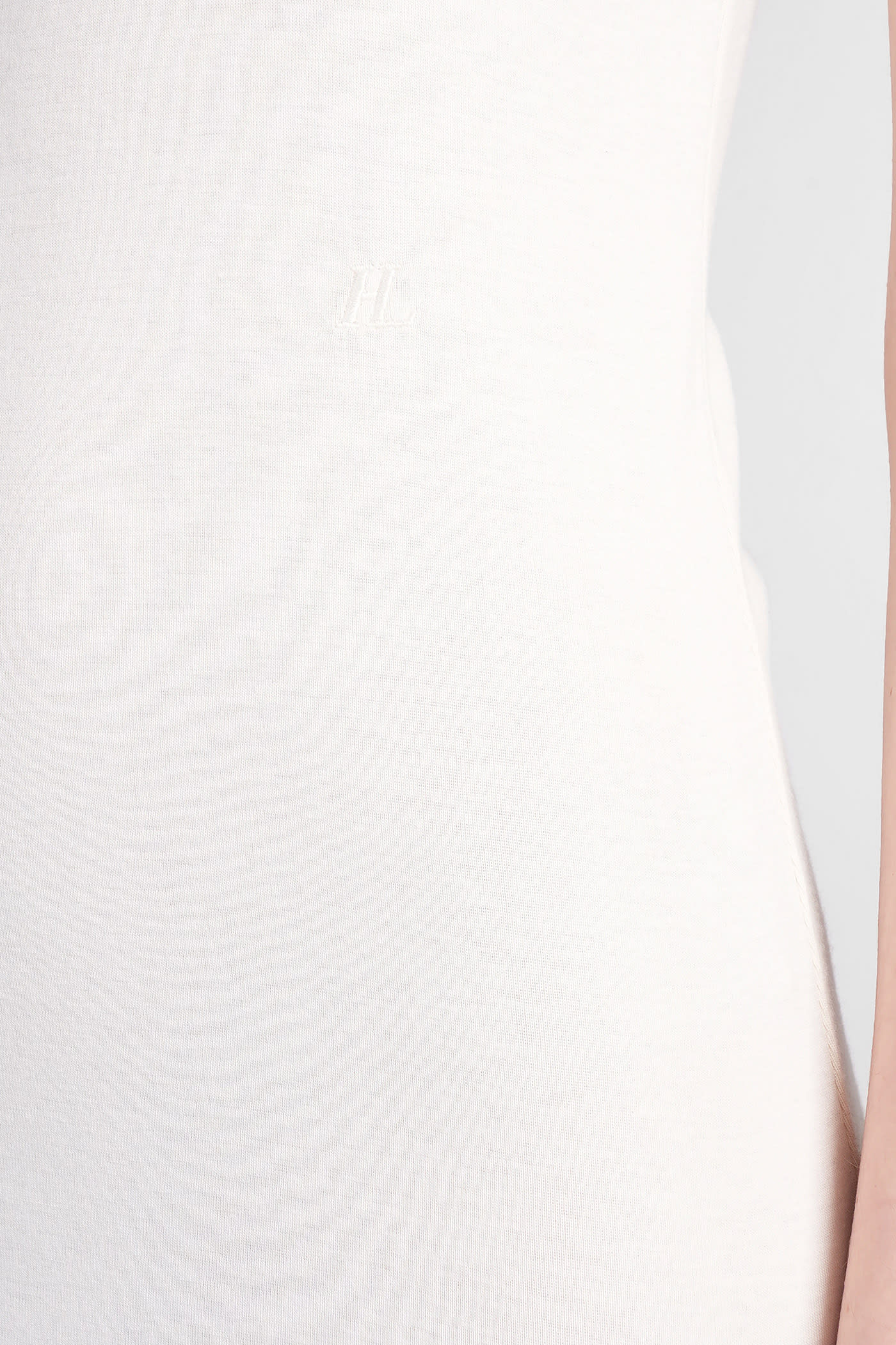 Helmut Lang Mini Dress In Beige