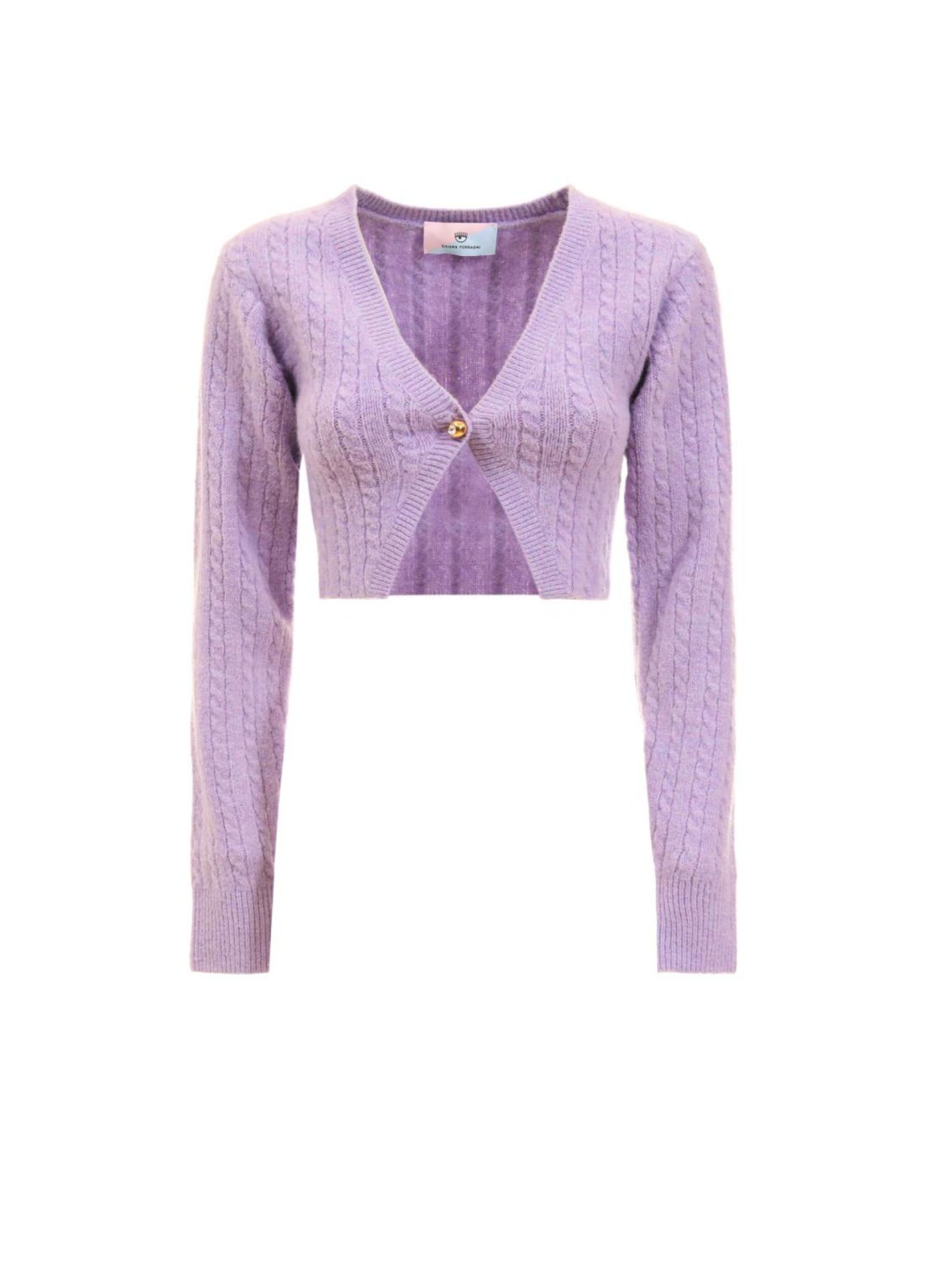 Shop Chiara Ferragni Sweaters In Purple