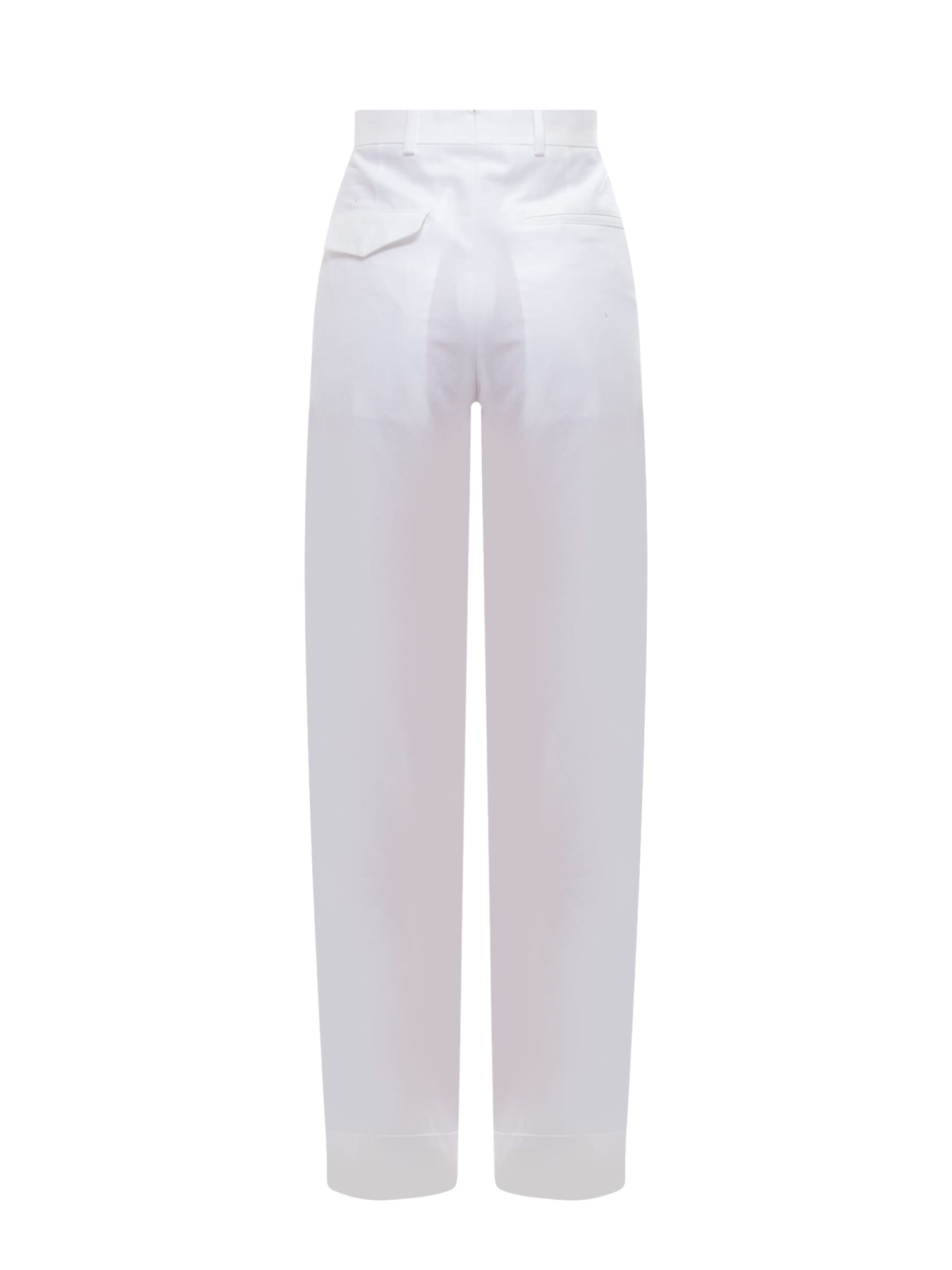 Shop Ann Demeulemeester Trouser In White