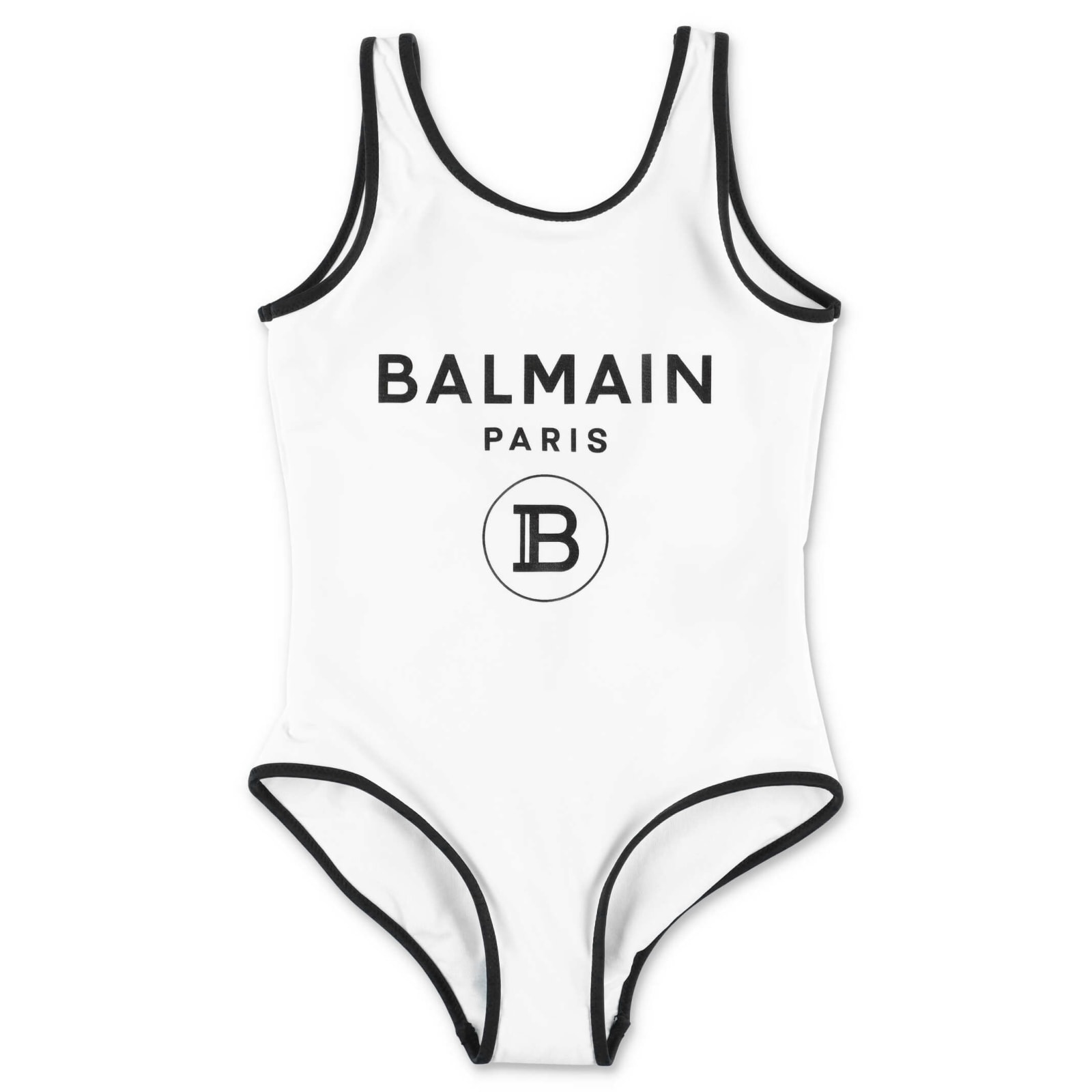 Balmain Kids' Swimwear In Bianco