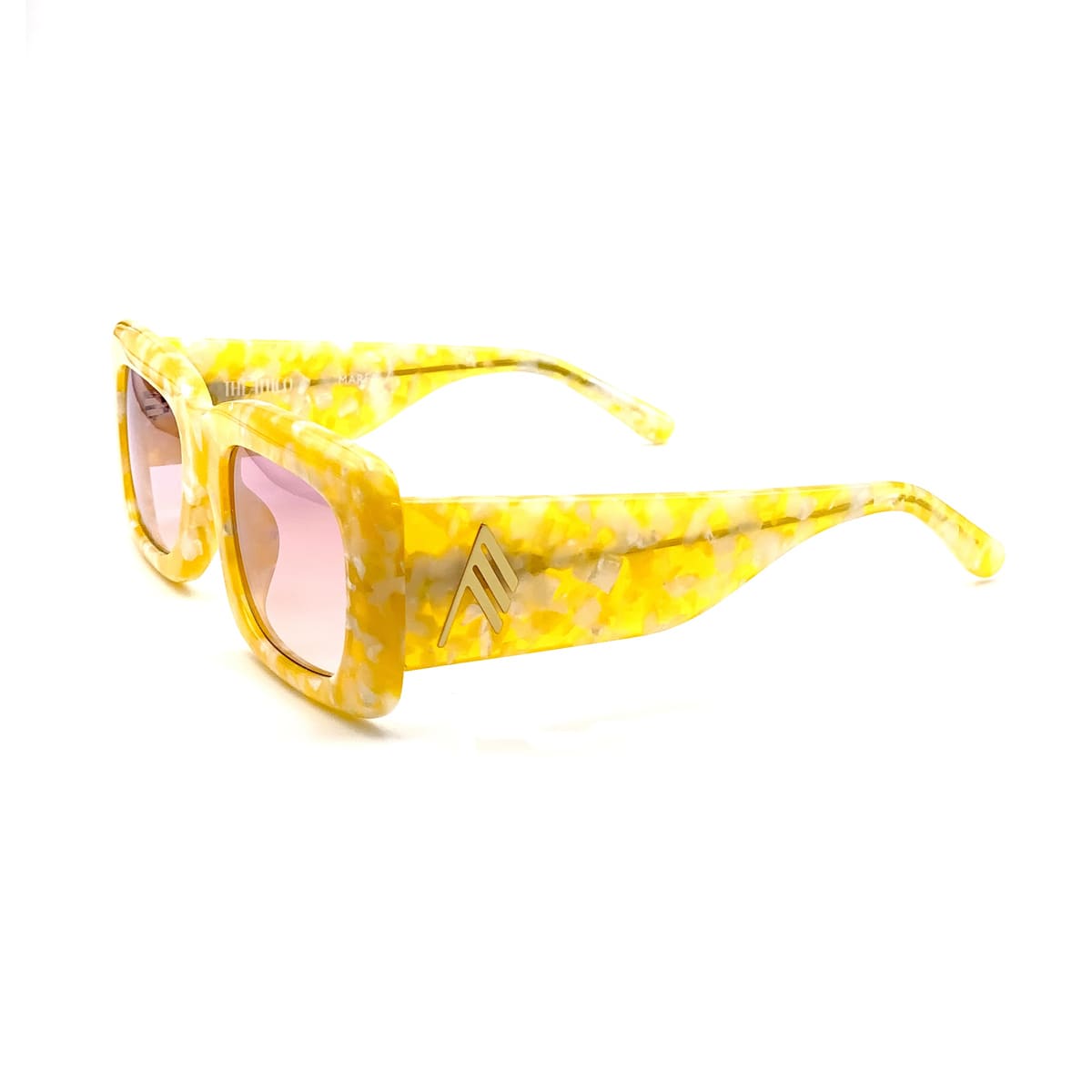 Attico The  Marfa Sunglasses In Giallo