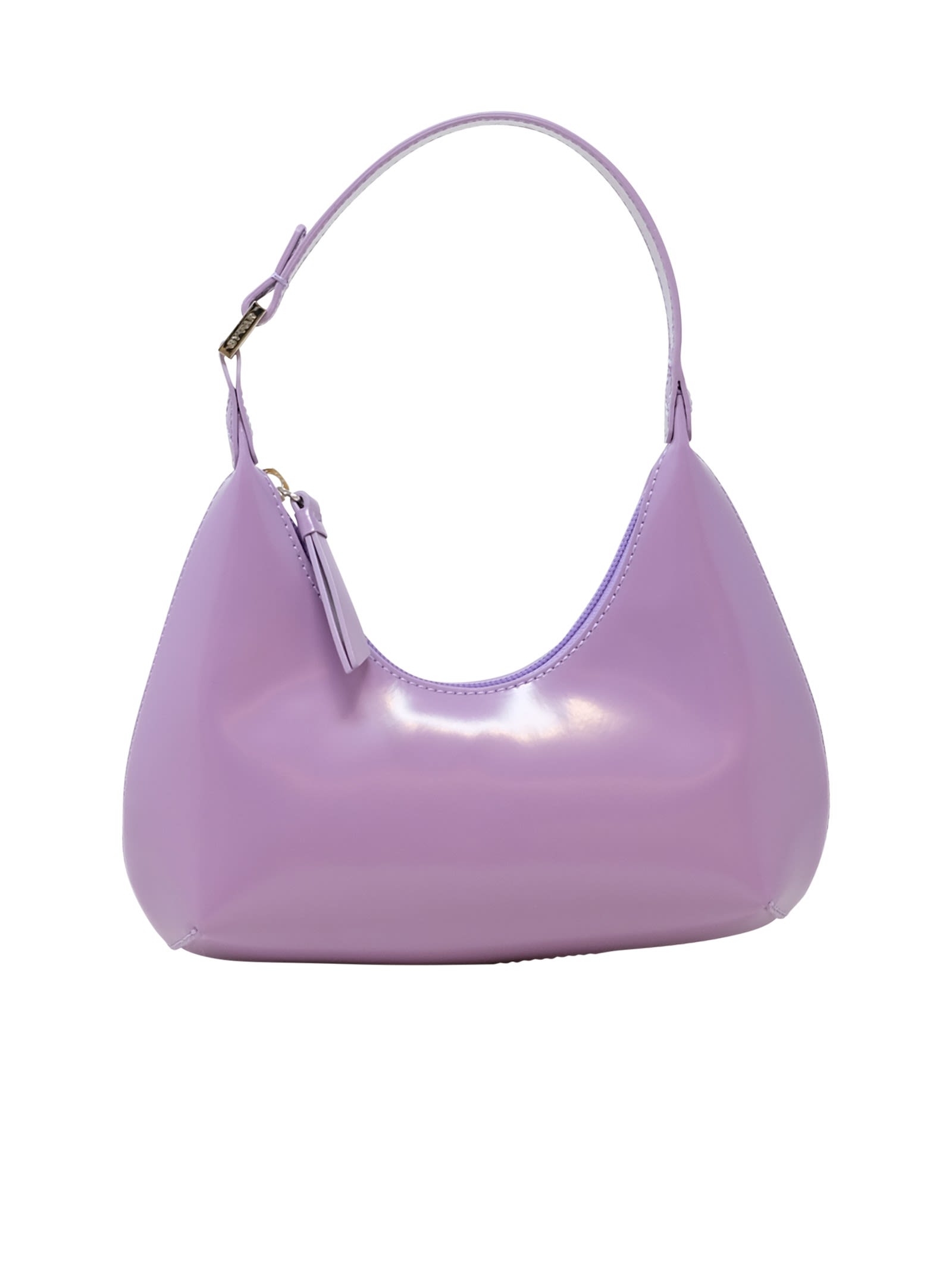 Shop By Far Baby Amber Purple Haze Patent Leather Handbag