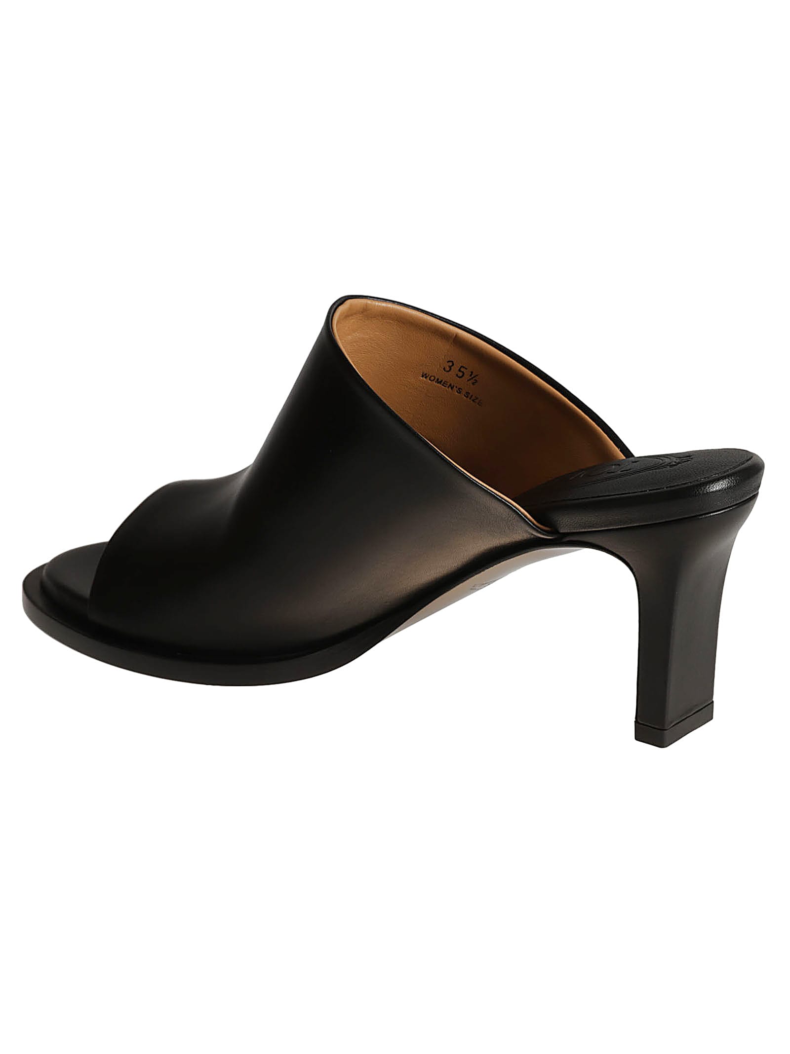 Tod's Mules In Leather In Black