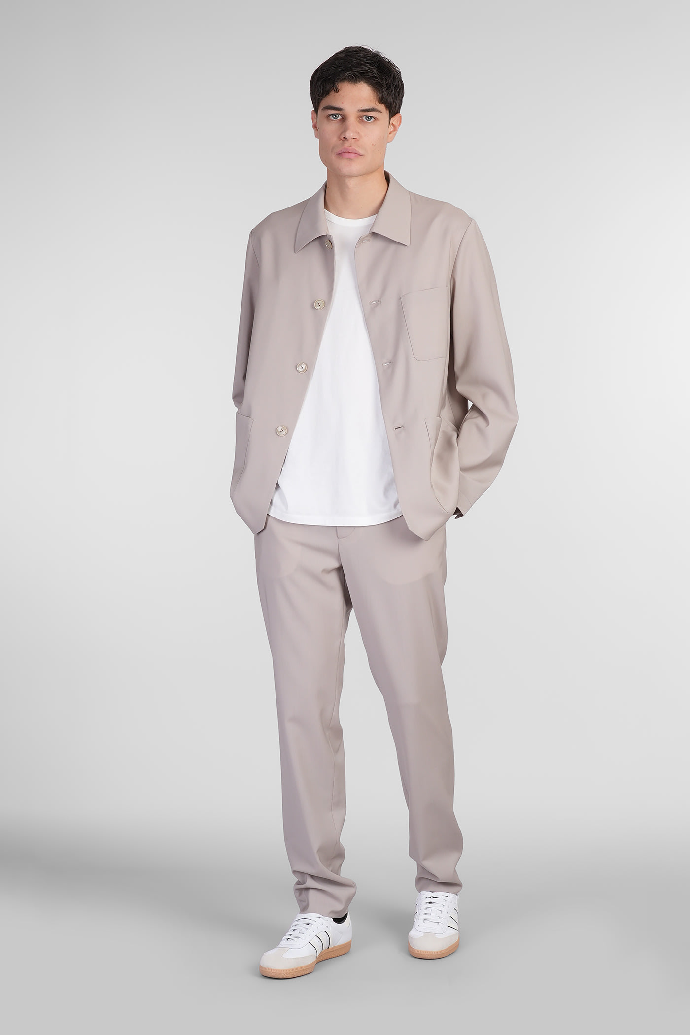 BARENA VENEZIA PINCO PANTS IN BEIGE WOOL