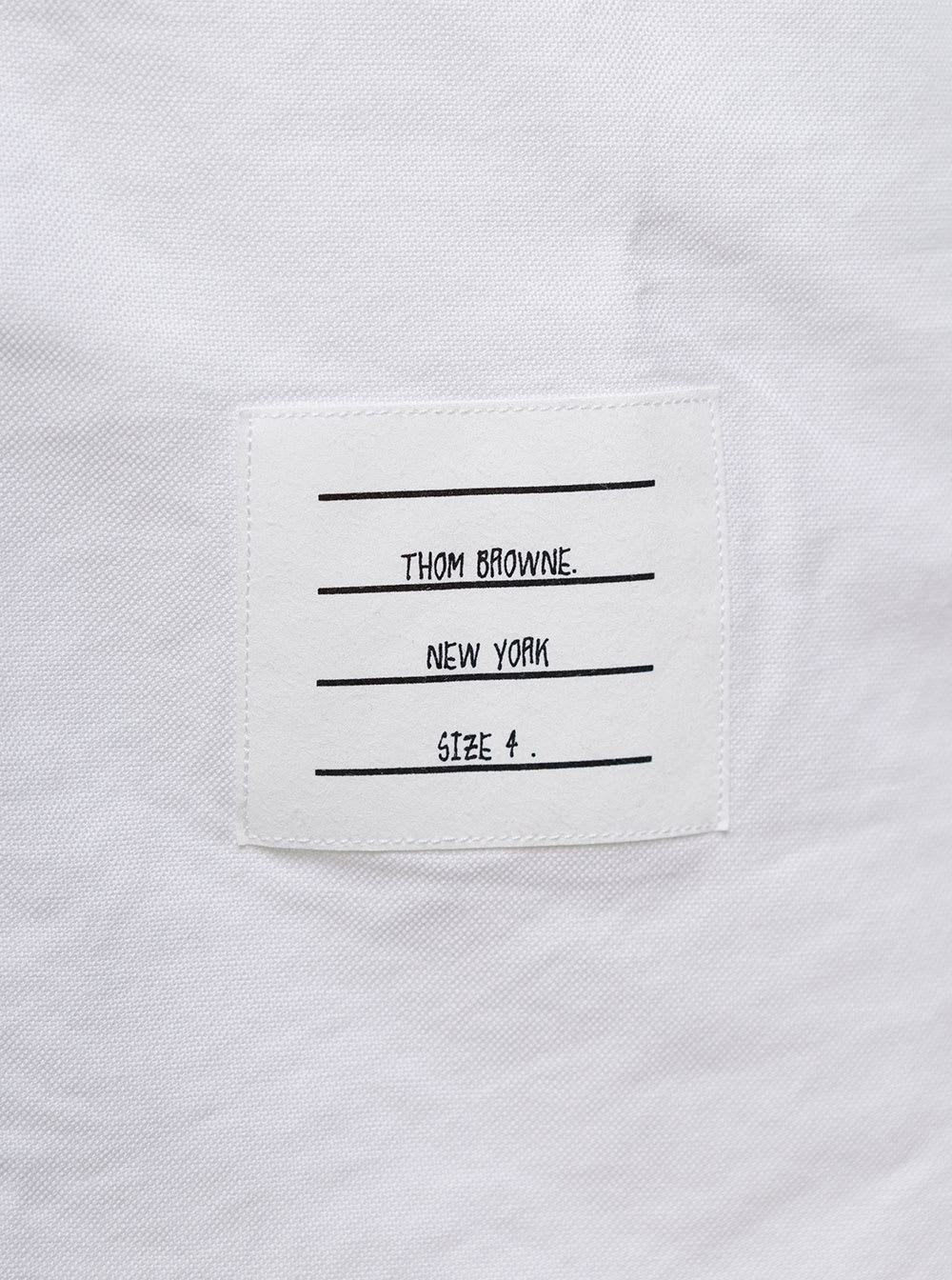 Shop Thom Browne Classic L/s Bd Pc Shirt W/ Cf Gg Placket In Oxford In White