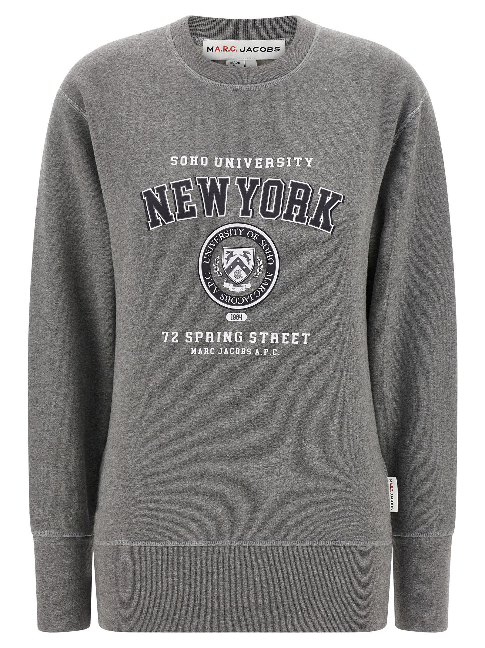 Apc A.p.c. 'ny'  Capsule Sweatshirt For Marc Jacobs In Gray