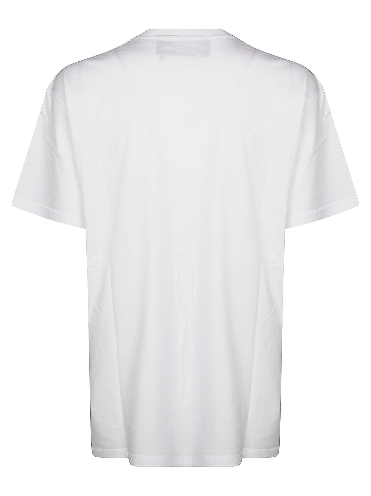 Elisabetta Franchi T-shirt In Jersey Con Logo Embossed