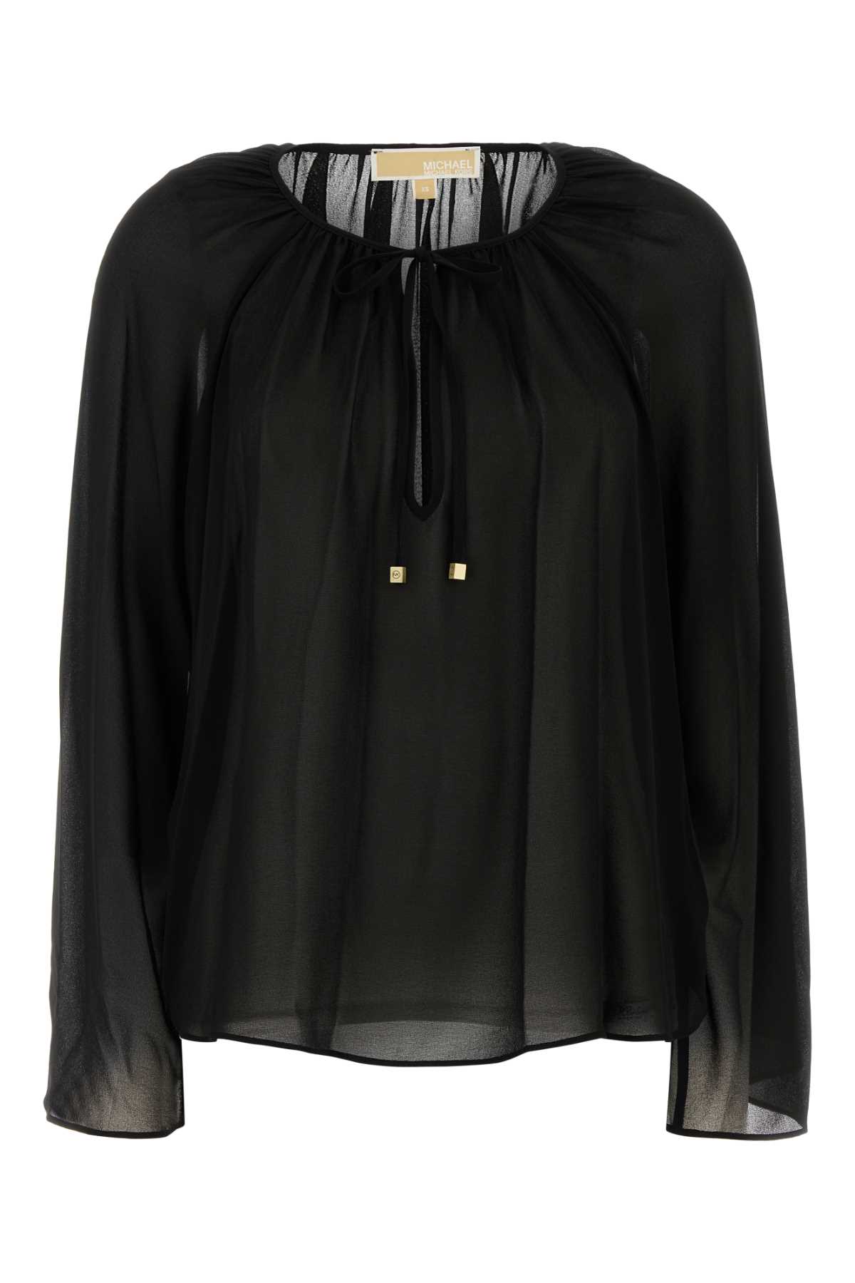 Black Georgette Blouse