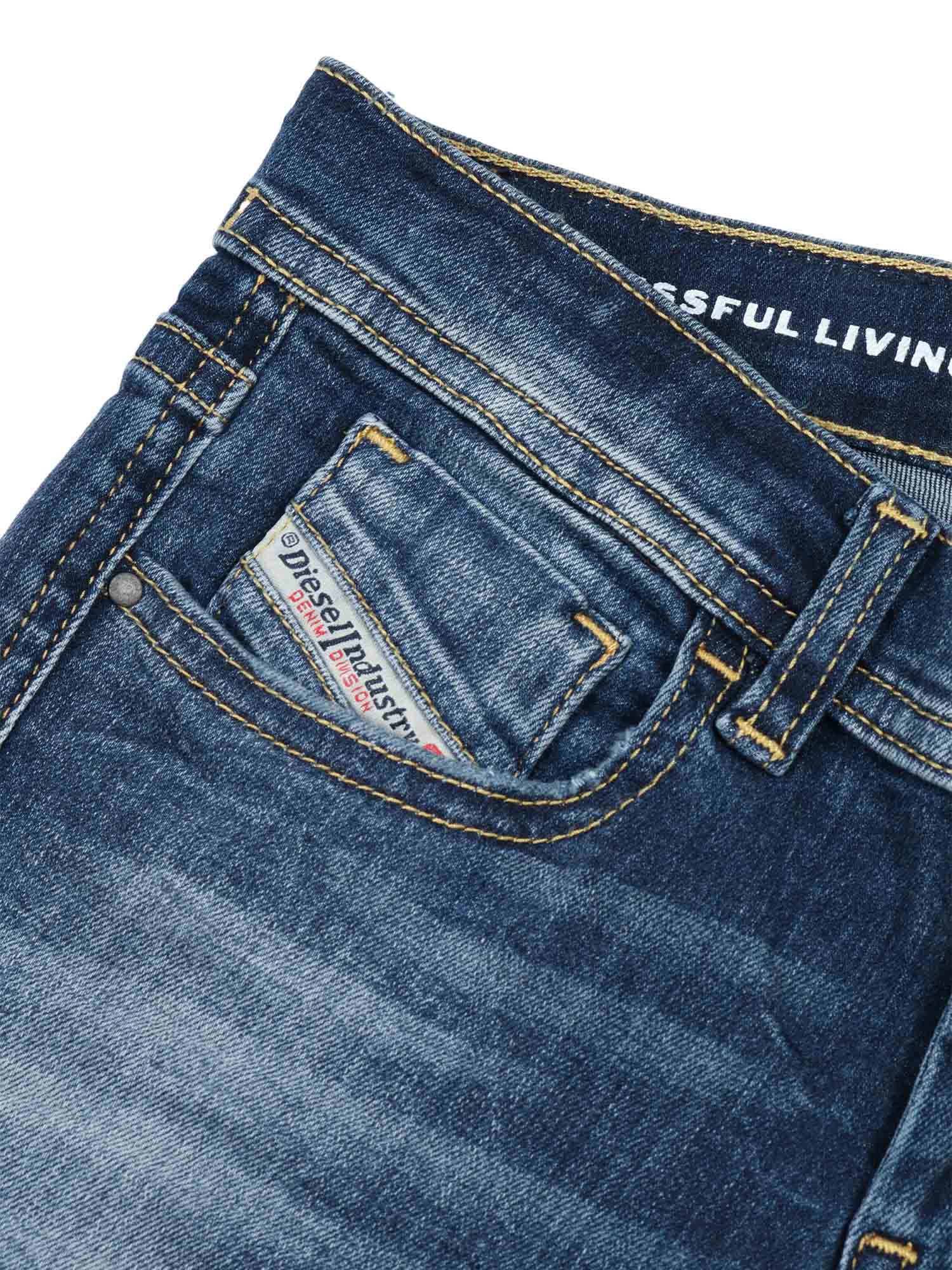 Diesel Faded-effect Jeans In Blue